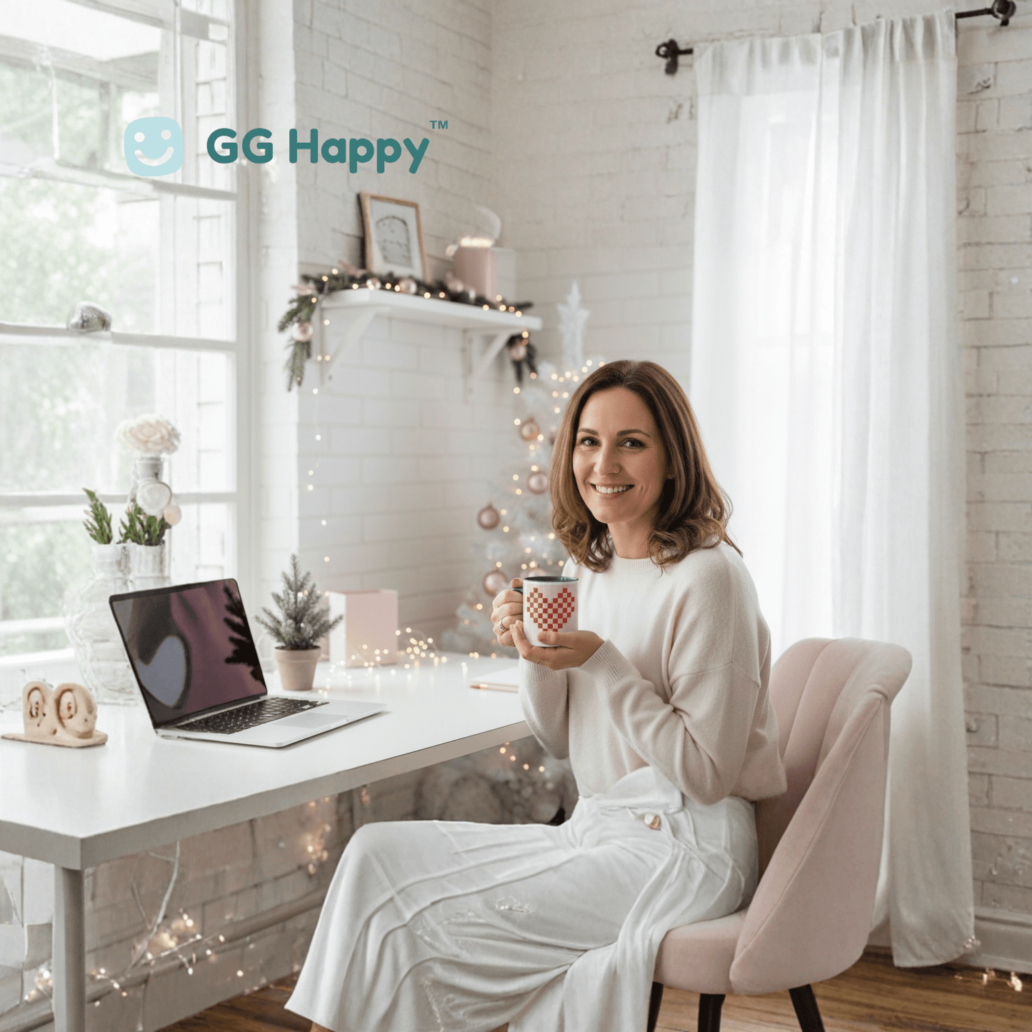 Mama Claus’ Daily Dose of Happiness Mug | GG Happy™ Cozy Hearts Collection - GG Happy