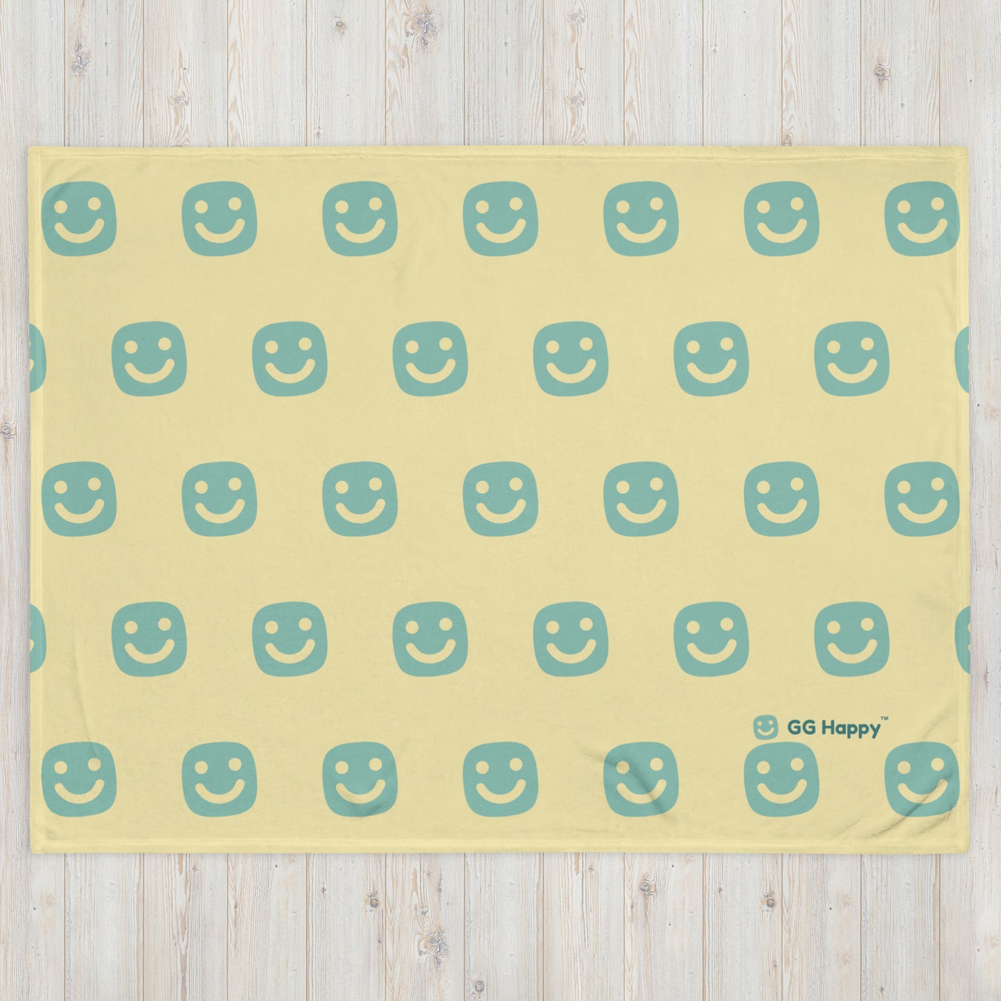 Throw Blanket Stay Bright – GG Happy™ Collection | Cozy Holiday Gift | Cheerful & Soft Home Decor - GG Happy