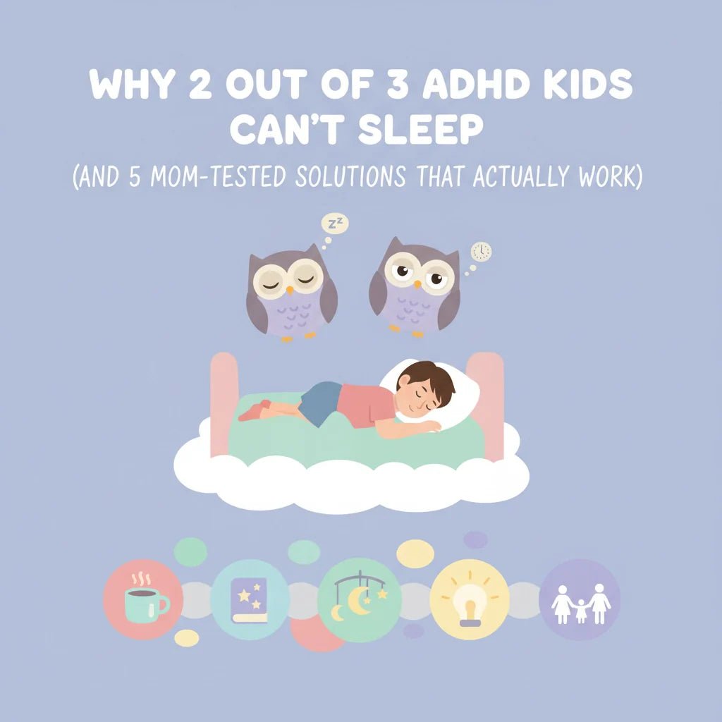 Why 2 Out of 3 ADHD Kids Can't Sleep (And 5 Mom-Tested Solutions That Actually Work) - GG Happy