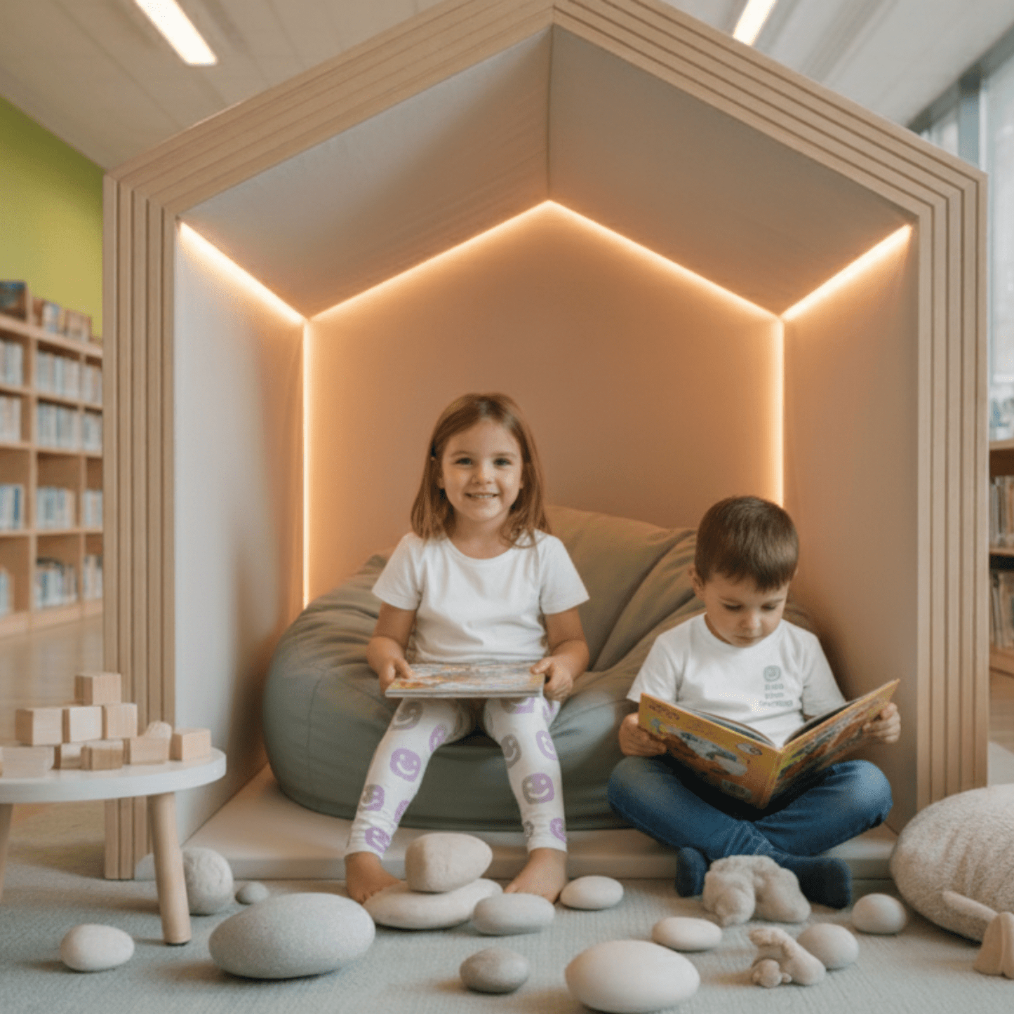 GG Happy™ Smiley Leggings | Soft Lavender | Kids Sensory - Friendly Comfort Wear - GG Happy