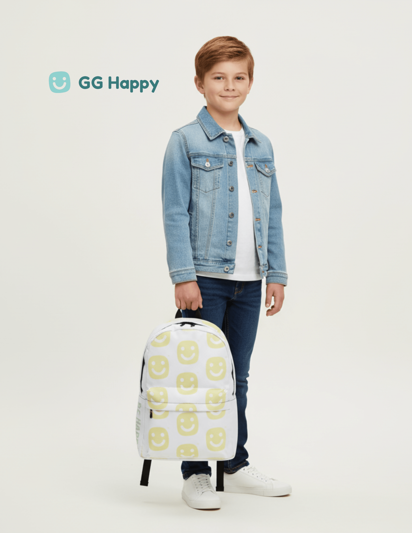 GG Happy™ “Be Bright • Be Happy • Be You” Backpack from Stay Bright Collection| Mindful Adventure Bag | Water - Resistant Laptop Backpack | Positive Vibes Everyday Carry - GG Happy