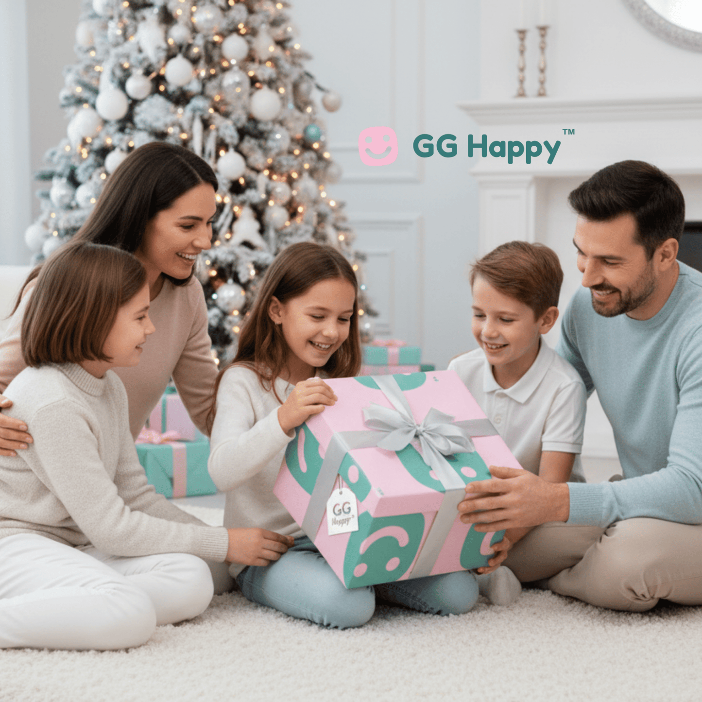 Stay Bright Throw Blanket – Pink Edition | GG Happy™ Collection | Cozy Christmas Gift | Positive Vibes Home Decor - GG Happy