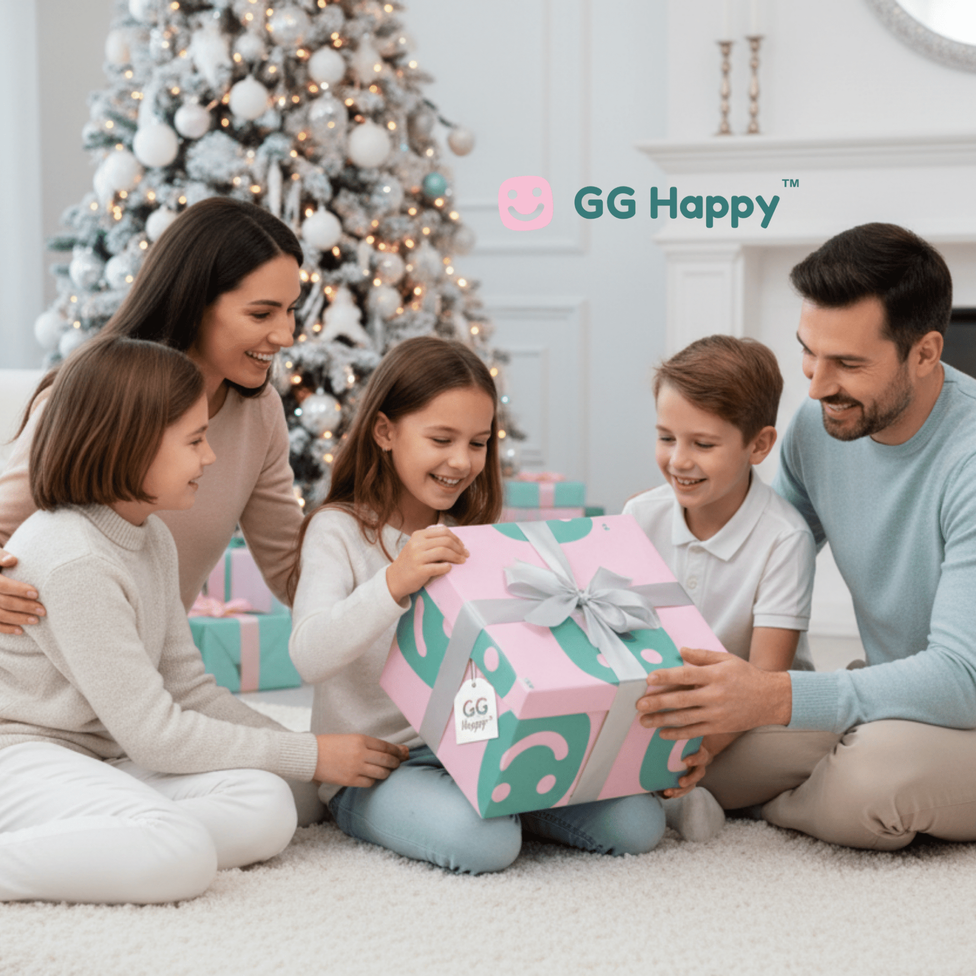 Stay Bright Throw Blanket – Pink Edition | GG Happy™ Collection | Cozy Christmas Gift | Positive Vibes Home Decor - GG Happy