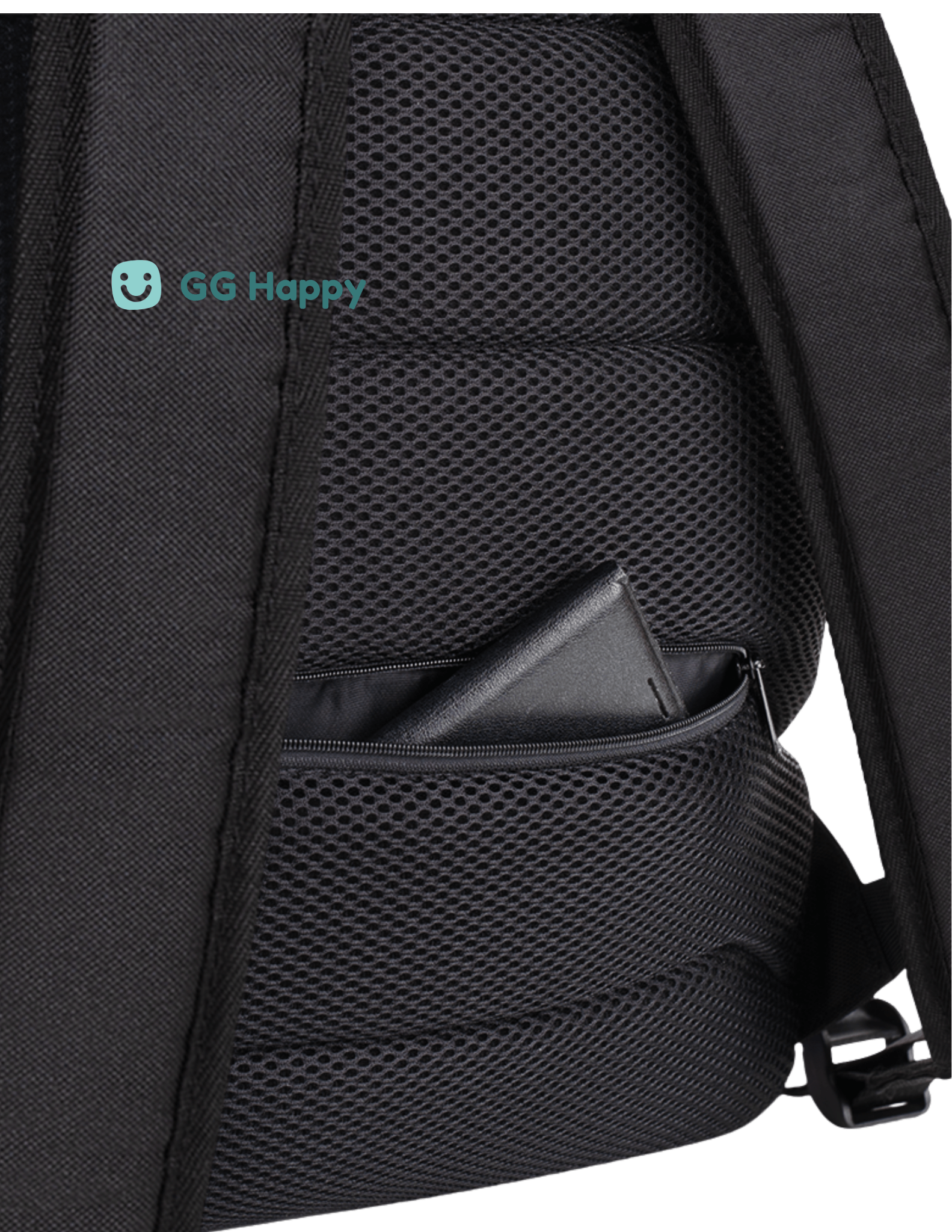 GG Happy™ “Be Bright • Be Happy • Be You” Backpack from Stay Bright Collection| Mindful Adventure Bag | Water - Resistant Laptop Backpack | Positive Vibes Everyday Carry - GG Happy