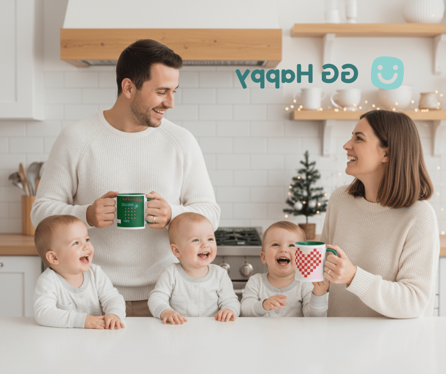 Papa Claus Fuel Mug | GG Happy™ Cozy Hearts Christmas Collection - GG Happy