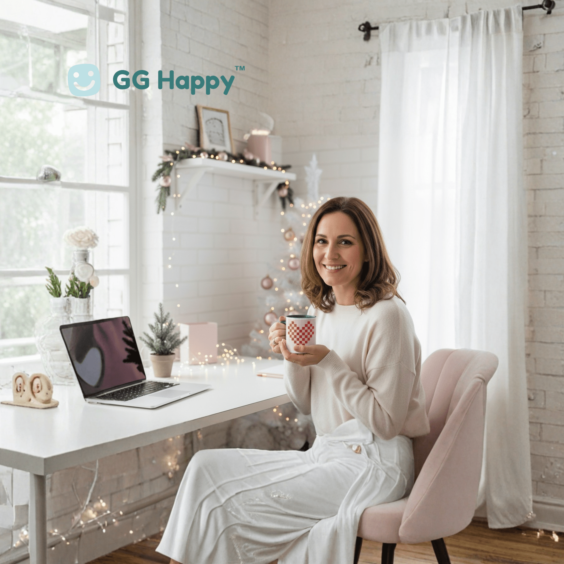 Mama Claus’ Daily Dose of Happiness Mug | GG Happy™ Cozy Hearts Collection - GG Happy