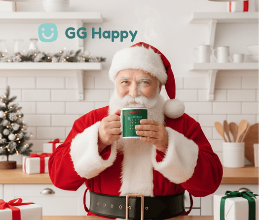 Papa Claus Fuel Mug | GG Happy™ Cozy Hearts Christmas Collection - GG Happy