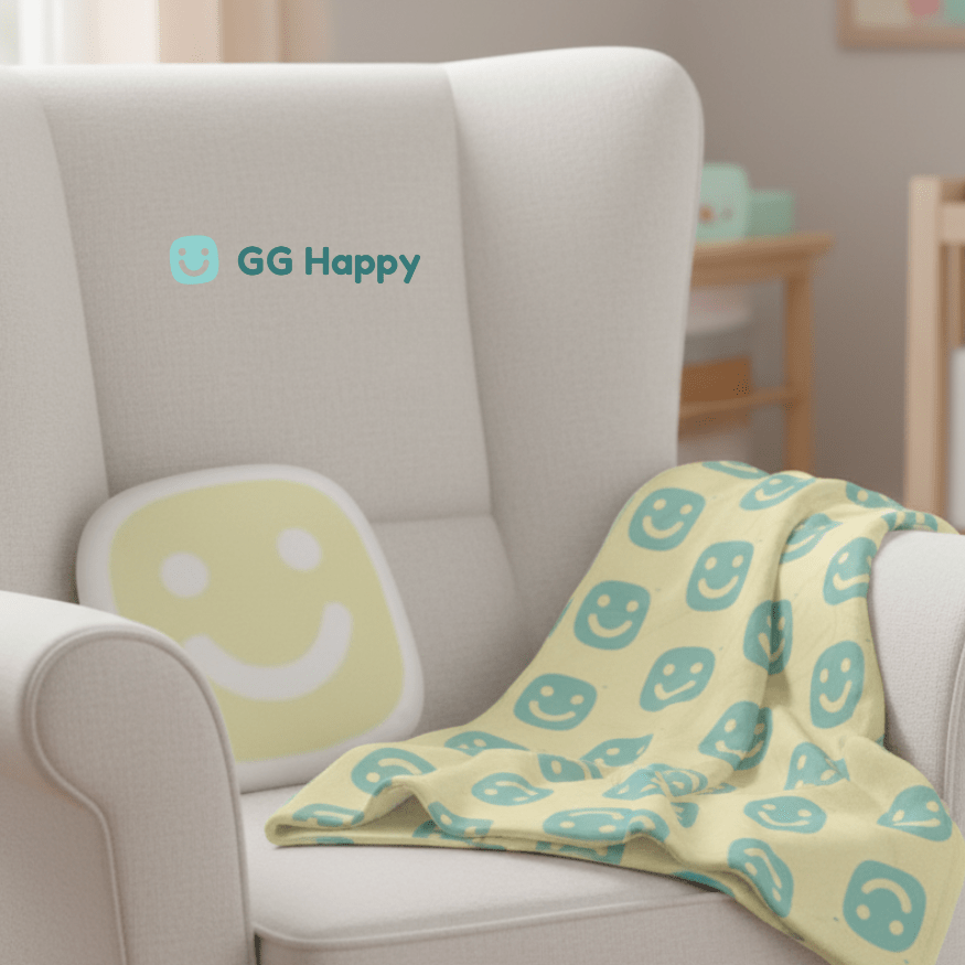Custom - Shaped Pillow – GG Happy Soft Yellow Edition - GG Happy