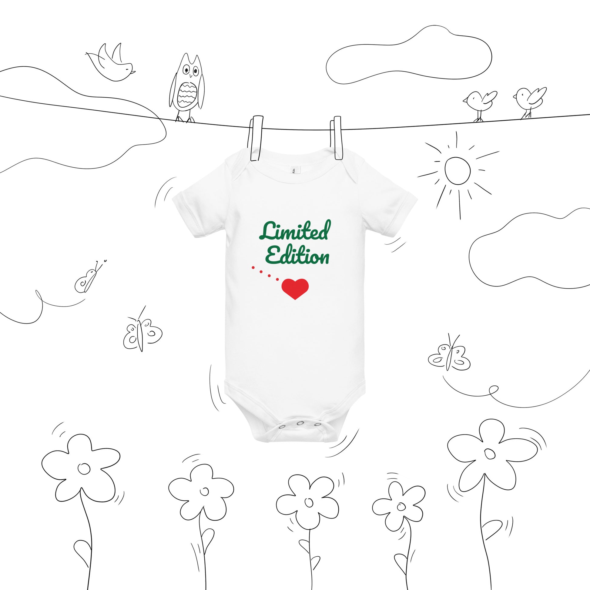 Baby short sleeve one piece - GG Happy