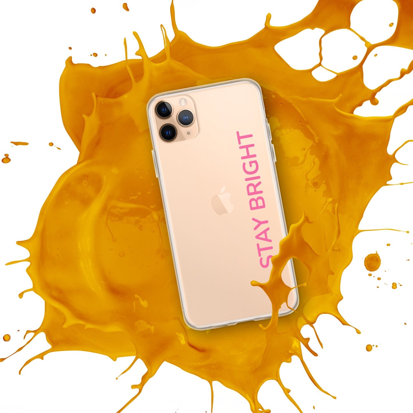 Stay Bright” Clear iPhone® Case | Positive Vibes | GG Happy™ Collection - GG Happy