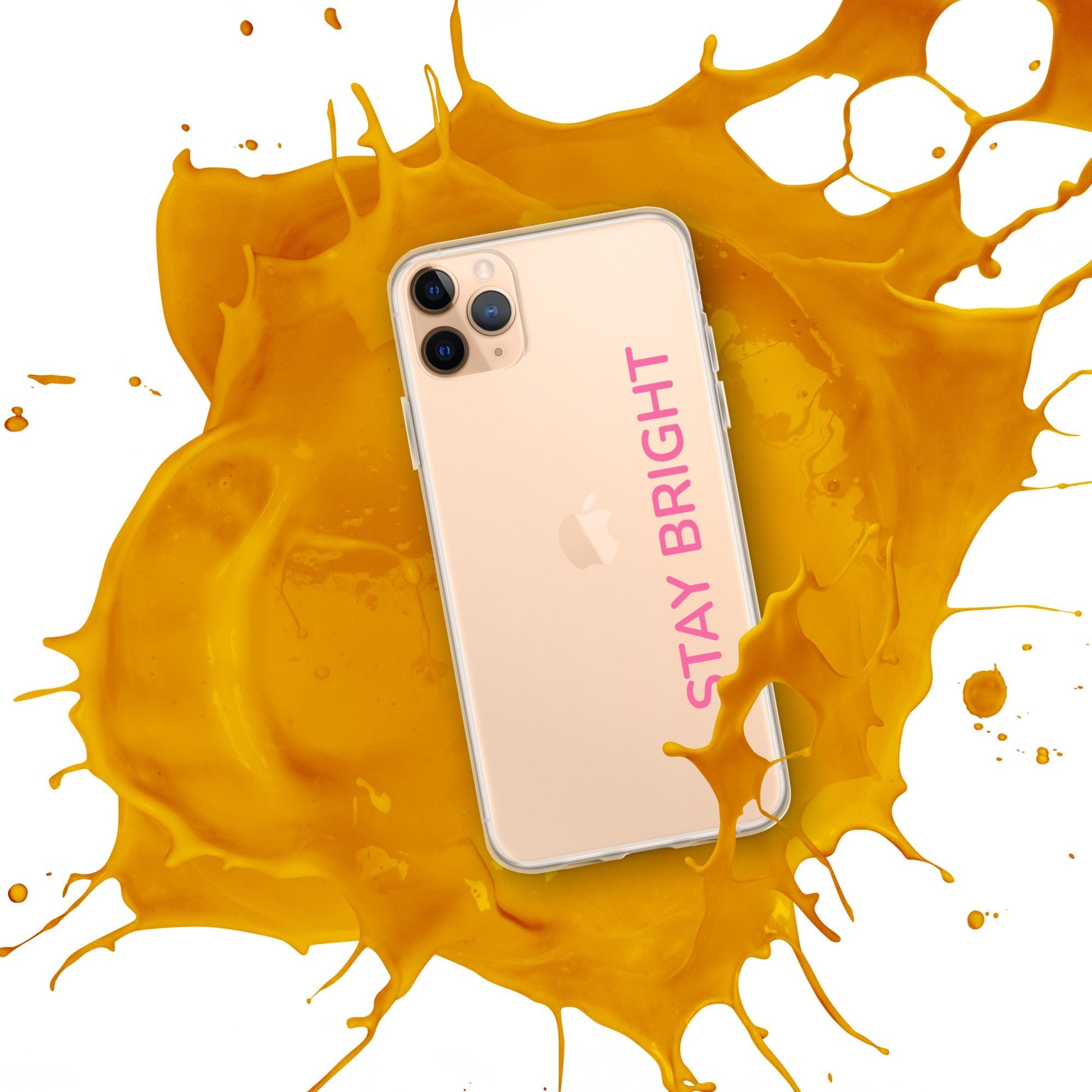 Stay Bright” Clear iPhone® Case | Positive Vibes | GG Happy™ Collection - GG Happy