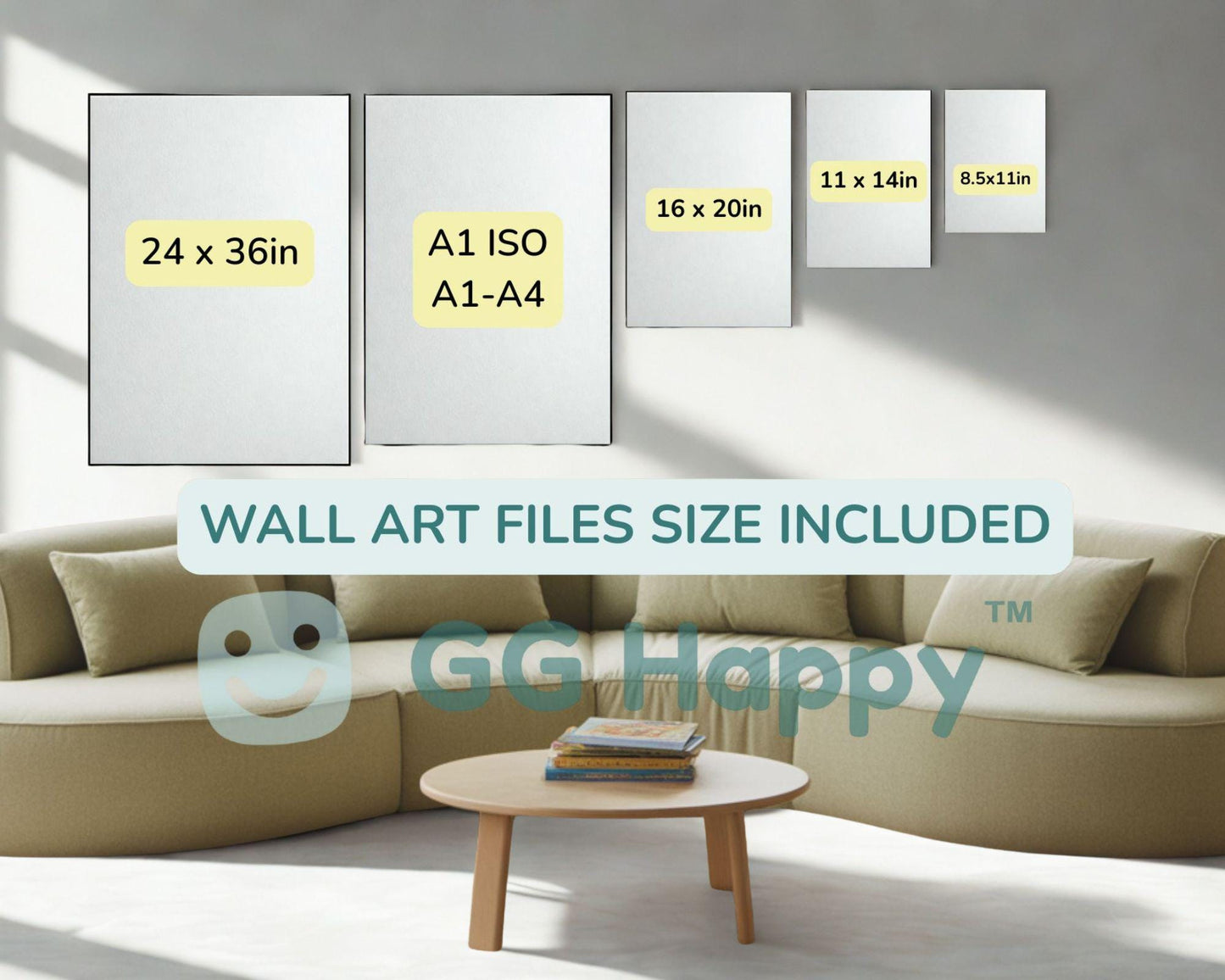 Mental Health Posters: Kids Emotional Tracker, Calm Corner Art (Digital Download) - GG Happy