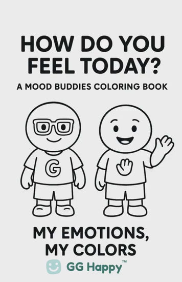 Mood Buddies Coloring Book: Kids Emotional Awareness (Printable PDF)