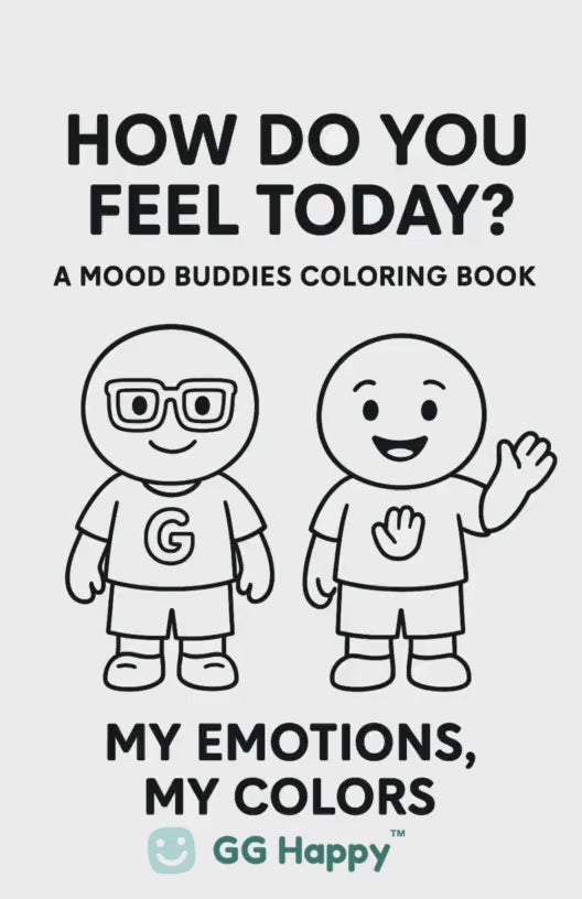 Mood Buddies Coloring Book: Kids Emotional Awareness (Printable PDF)