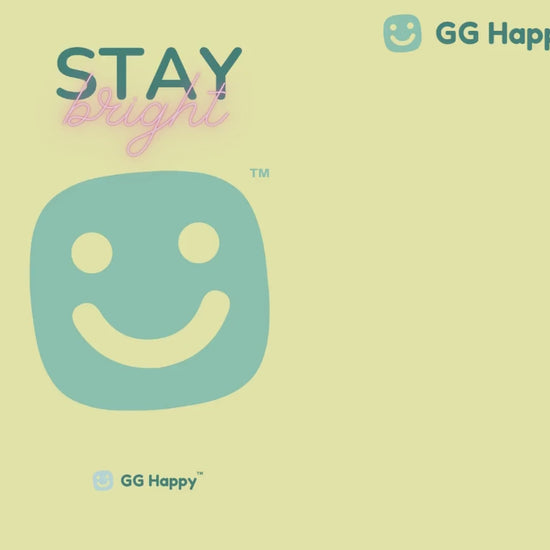 Stay Bright Matte Vertical Poster – GG Happy™ Collection | Cheerful Wall Art | Positive Vibes Home Decor | Mindful & Happy Gift for Friends