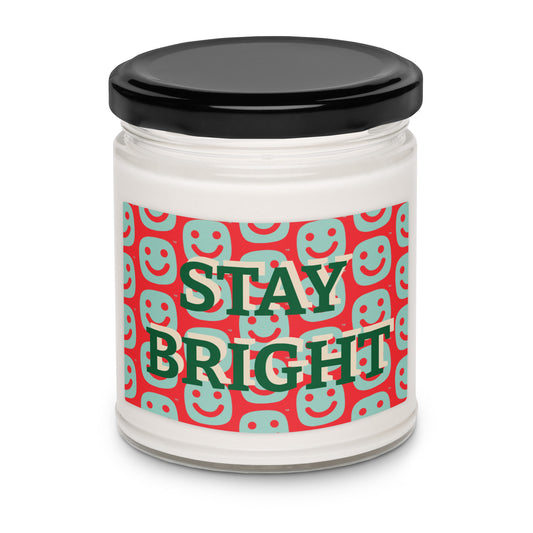 Scented soy candle Stay Bright This Christmas with our Cozy Hearts from GG Happy - GG Happy