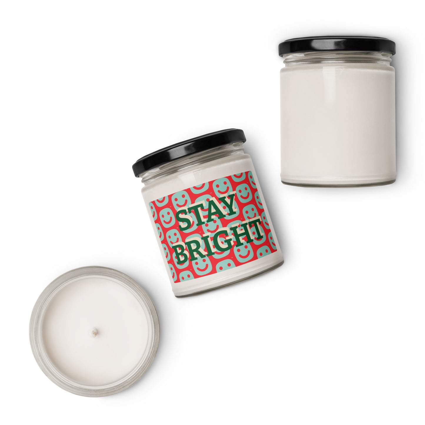 Scented soy candle Stay Bright This Christmas with our Cozy Hearts from GG Happy - GG Happy