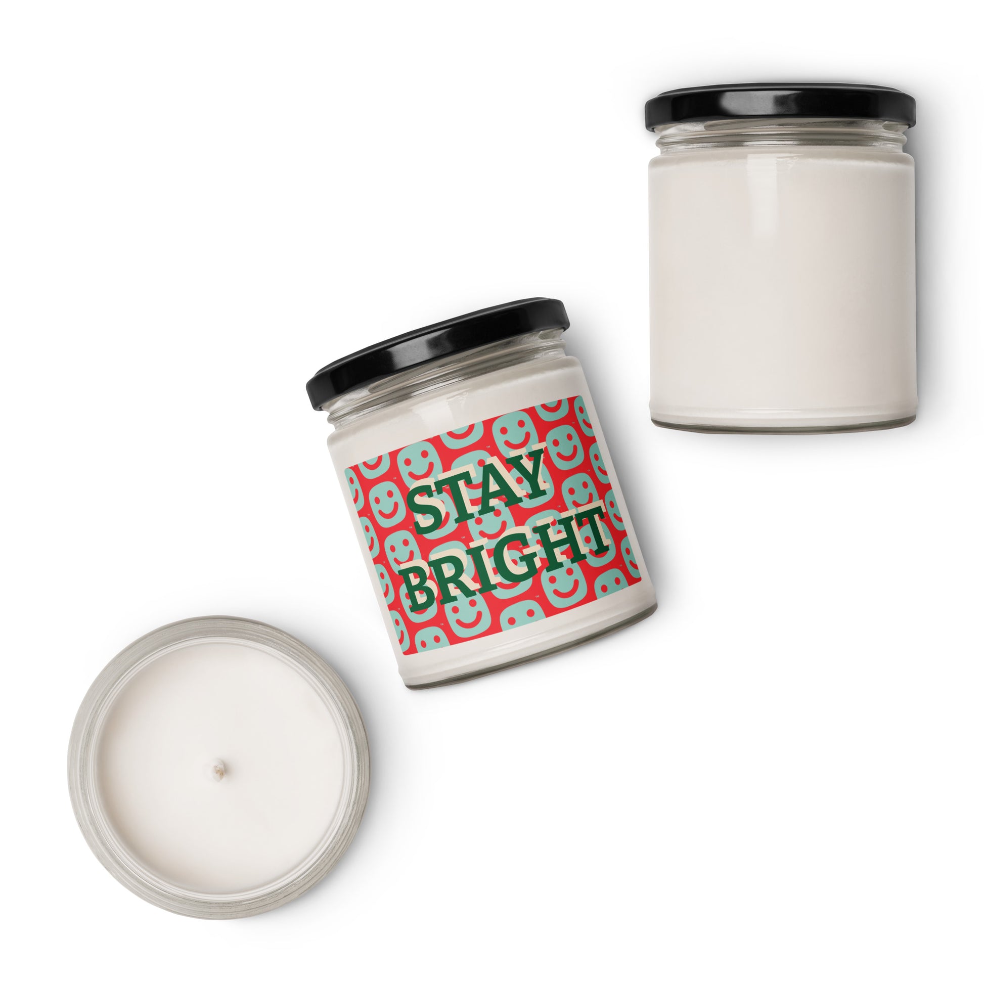 Scented soy candle Stay Bright This Christmas with our Cozy Hearts from GG Happy - GG Happy
