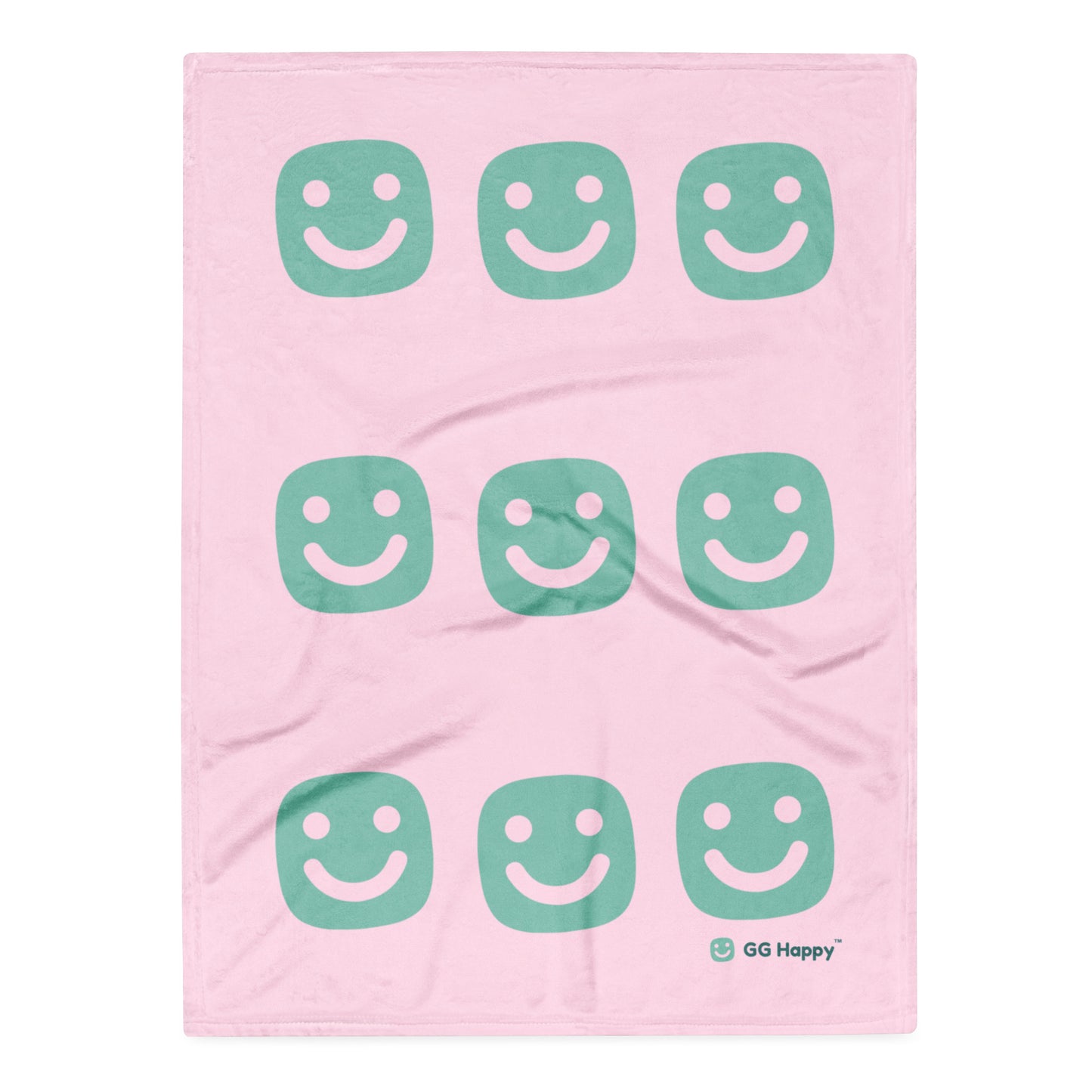 Stay Bright Throw Blanket – Pink Edition | GG Happy™ Collection | Cozy Christmas Gift | Positive Vibes Home Decor - GG Happy