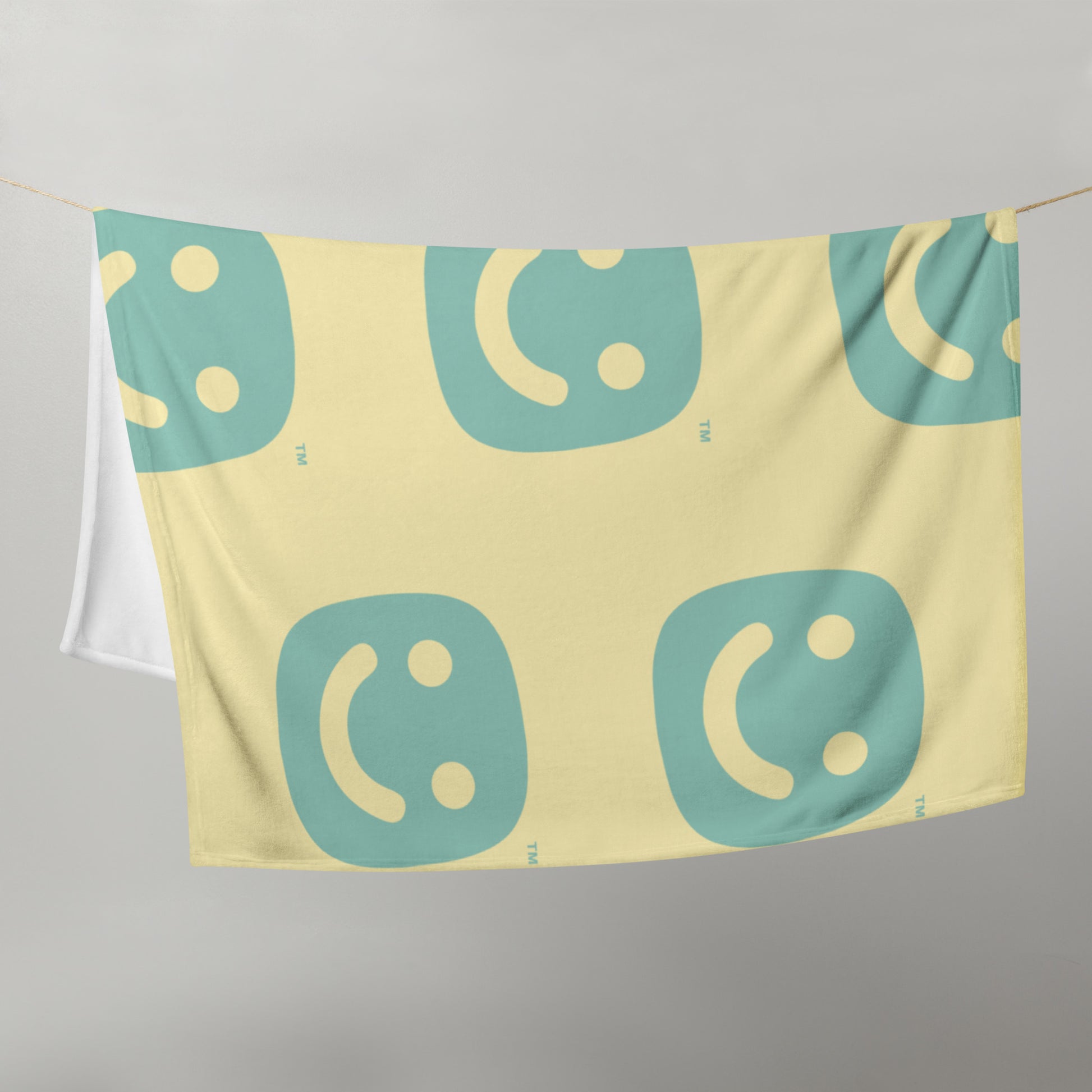 Throw Blanket Stay Bright – GG Happy™ Collection | Cozy Holiday Gift | Cheerful & Soft Home Decor - GG Happy