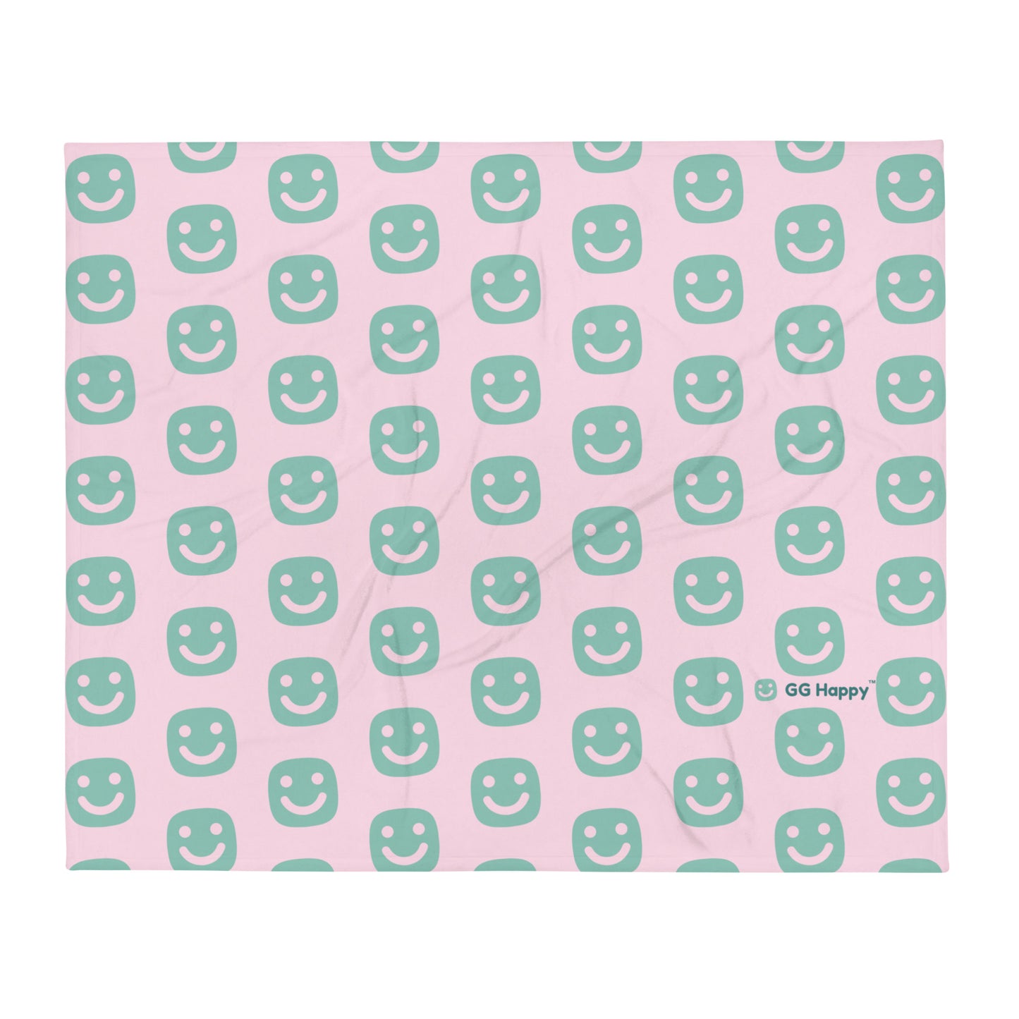 Stay Bright Throw Blanket – Pink Edition | GG Happy™ Collection | Cozy Christmas Gift | Positive Vibes Home Decor - GG Happy