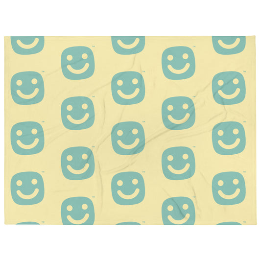 Throw Blanket Stay Bright – GG Happy™ Collection | Cozy Holiday Gift | Cheerful & Soft Home Decor - GG Happy
