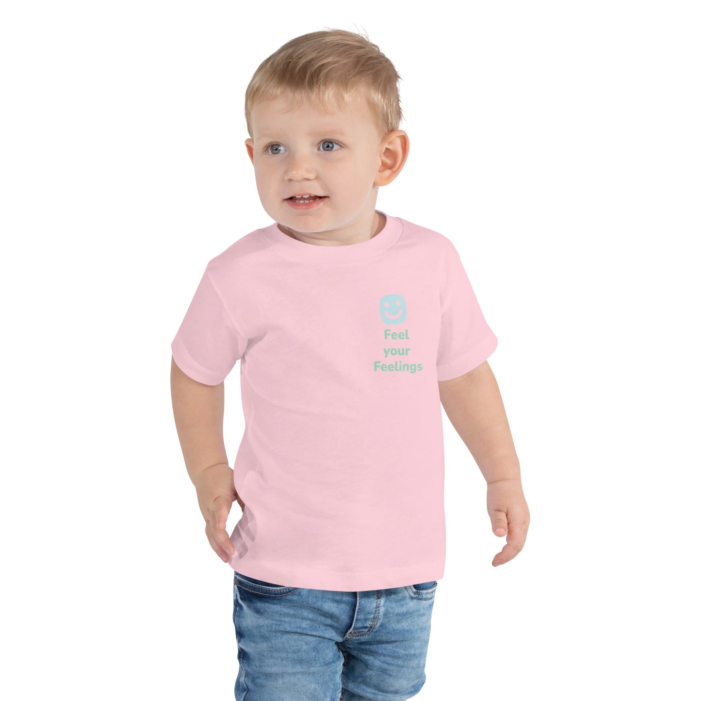 GG Happy™ “Feel Your Feelings” Toddler Short Sleeve Tee - GG Happy