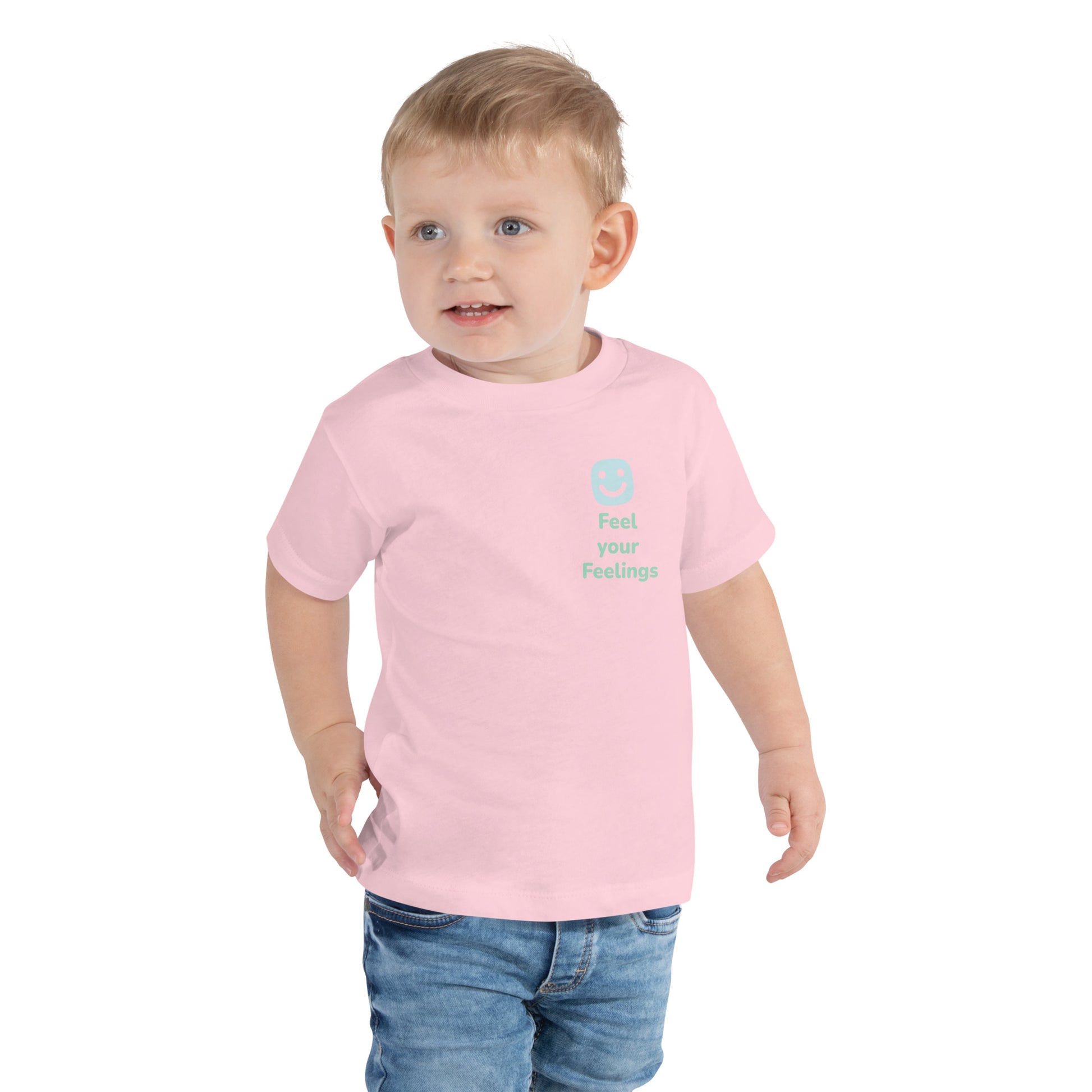 GG Happy™ “Feel Your Feelings” Toddler Short Sleeve Tee - GG Happy