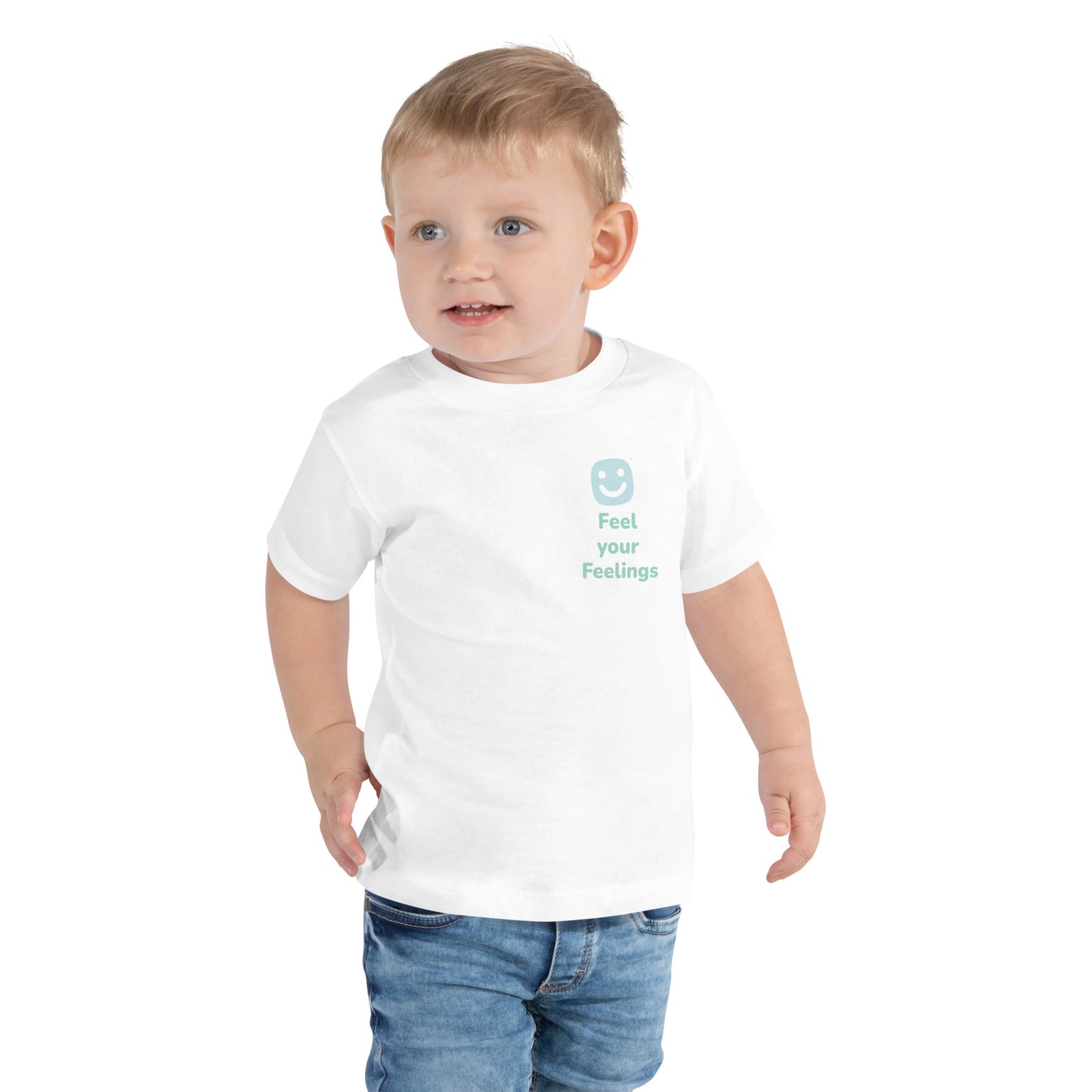 GG Happy™ “Feel Your Feelings” Toddler Short Sleeve Tee - GG Happy