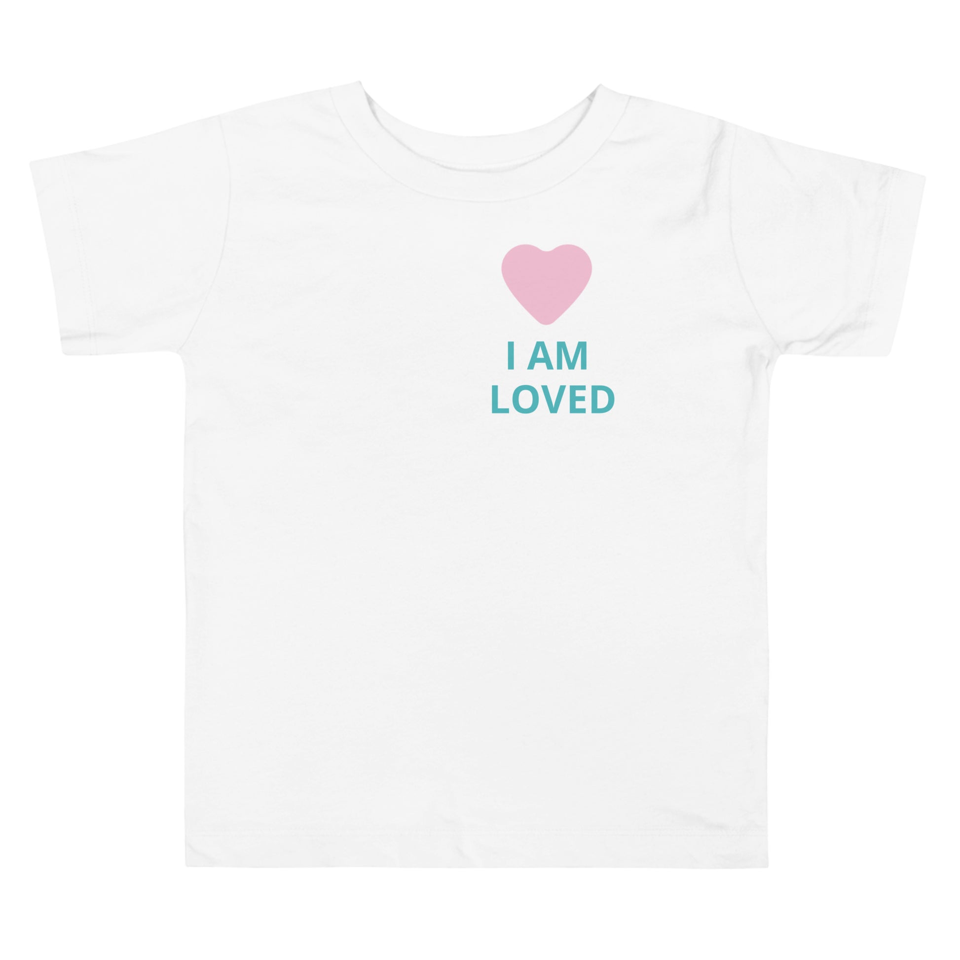 “I Am Loved” Toddler Tee – GG Happy™ Positive Affirmation Shirt - GG Happy