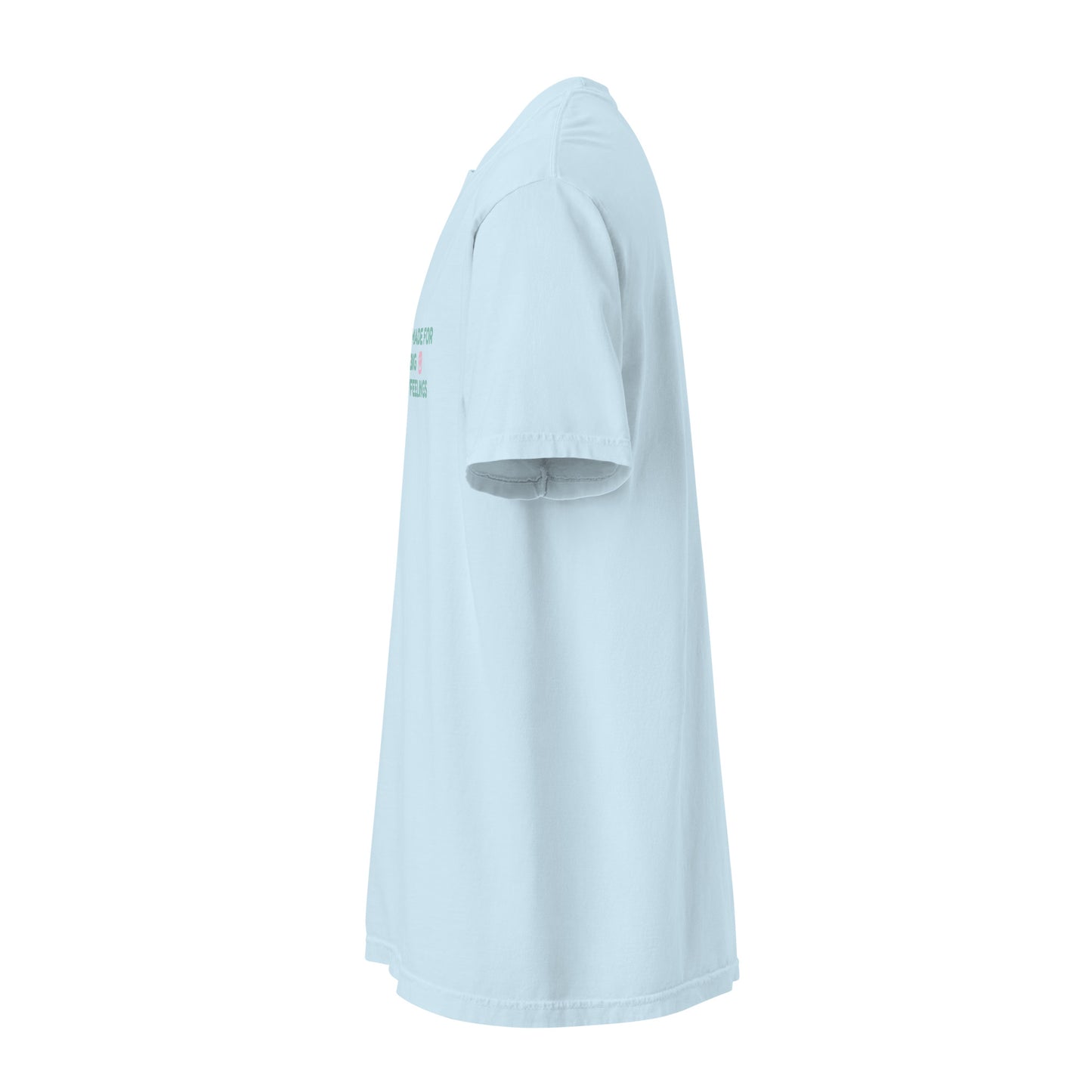 GG Happy Made for Big Feelings Unisex garment - dyed heavyweight t-shirt - GG Happy