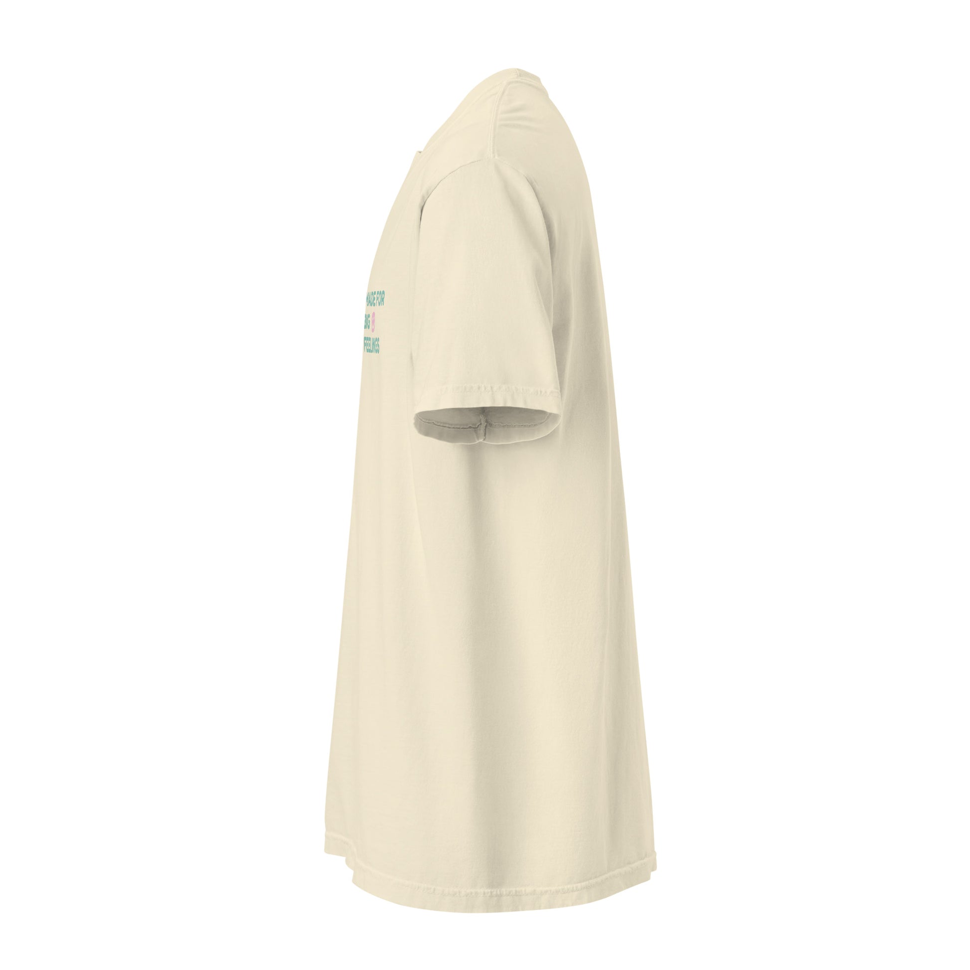 GG Happy Made for Big Feelings Unisex garment - dyed heavyweight t-shirt - GG Happy