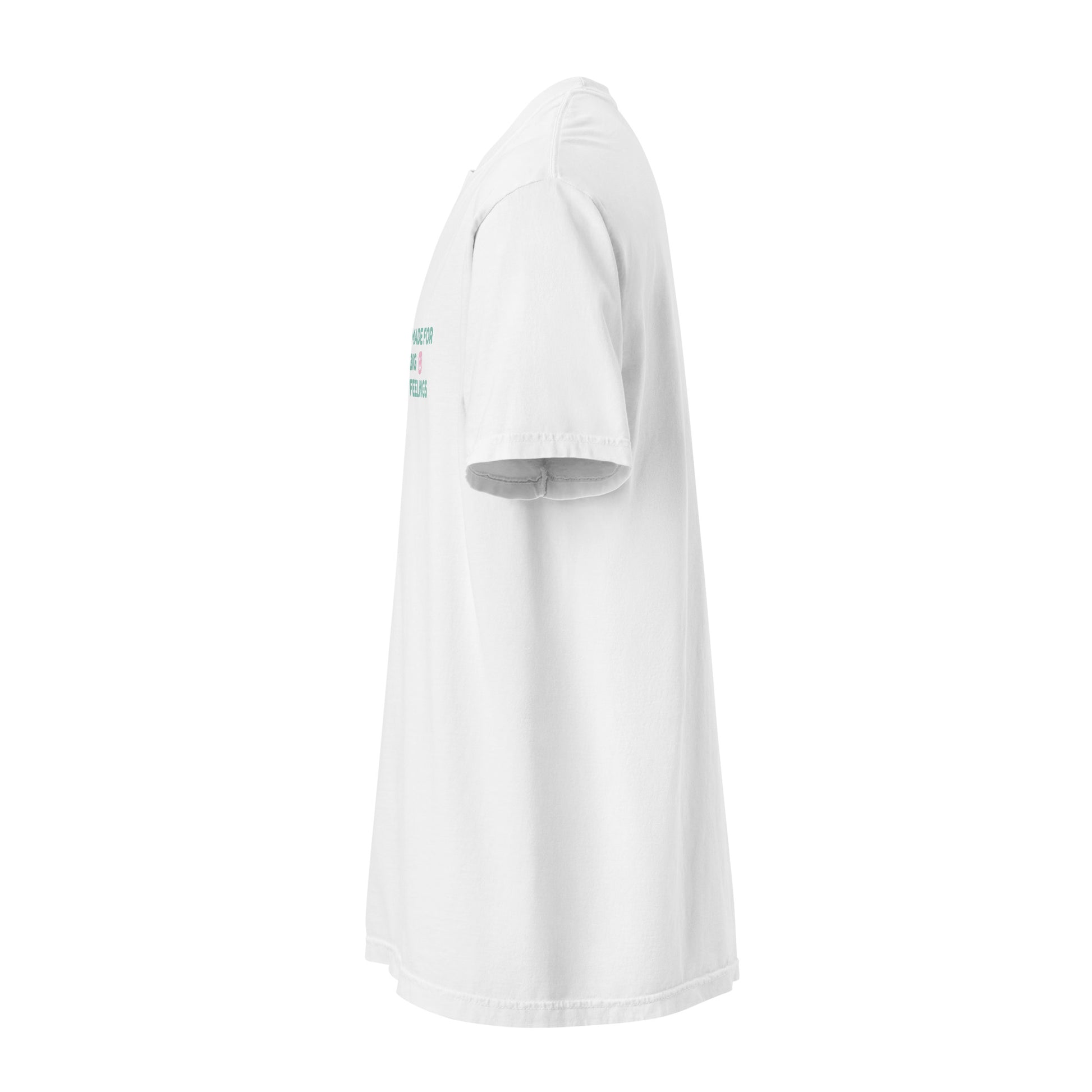 GG Happy Made for Big Feelings Unisex garment - dyed heavyweight t-shirt - GG Happy