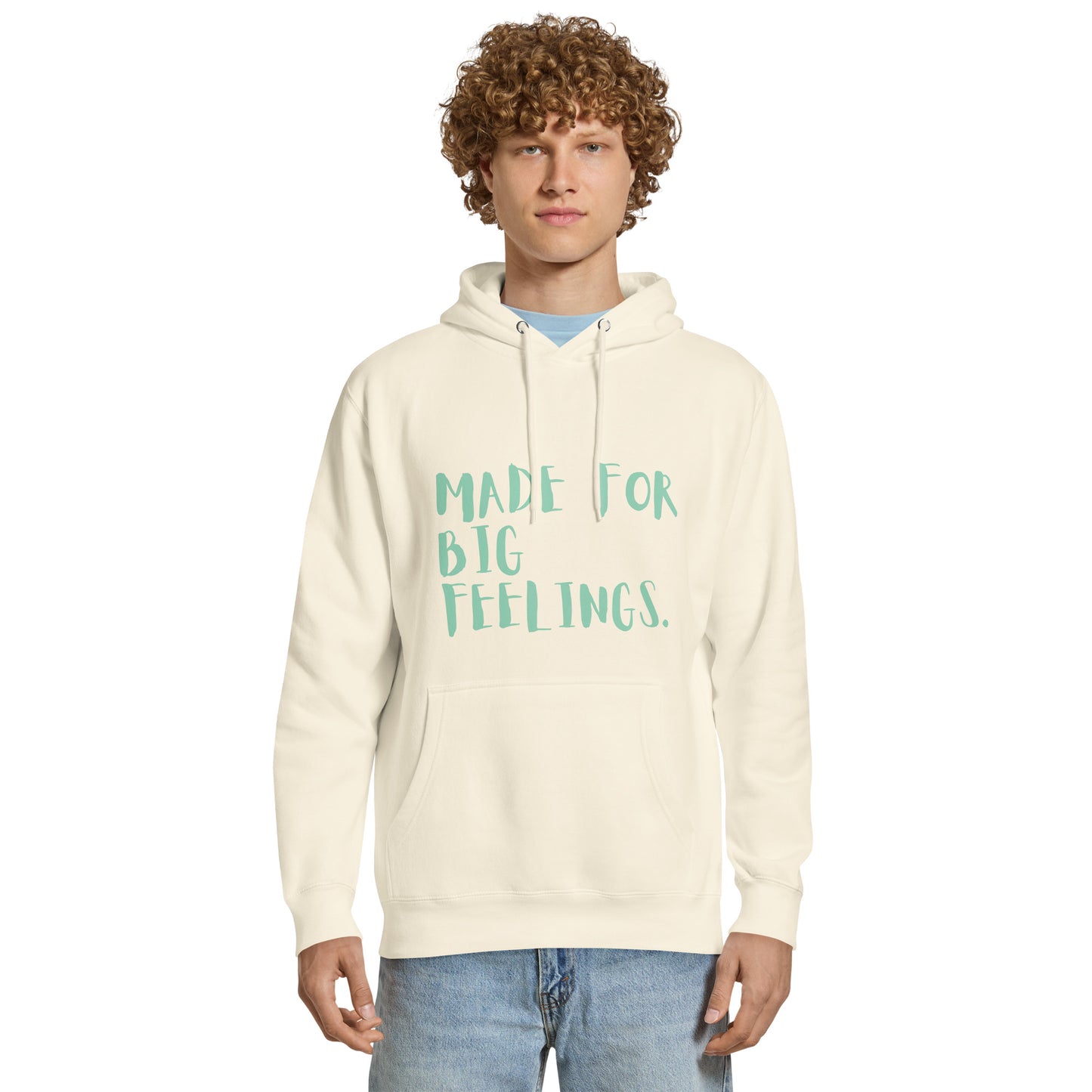 Made for Feelings Unisex premium mid - weight hoodie by GG Happy - GG Happy