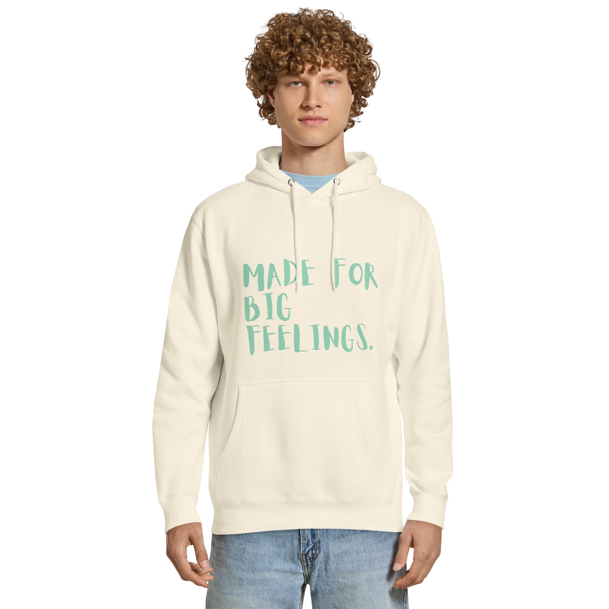 Made for Feelings Unisex premium mid - weight hoodie by GG Happy - GG Happy