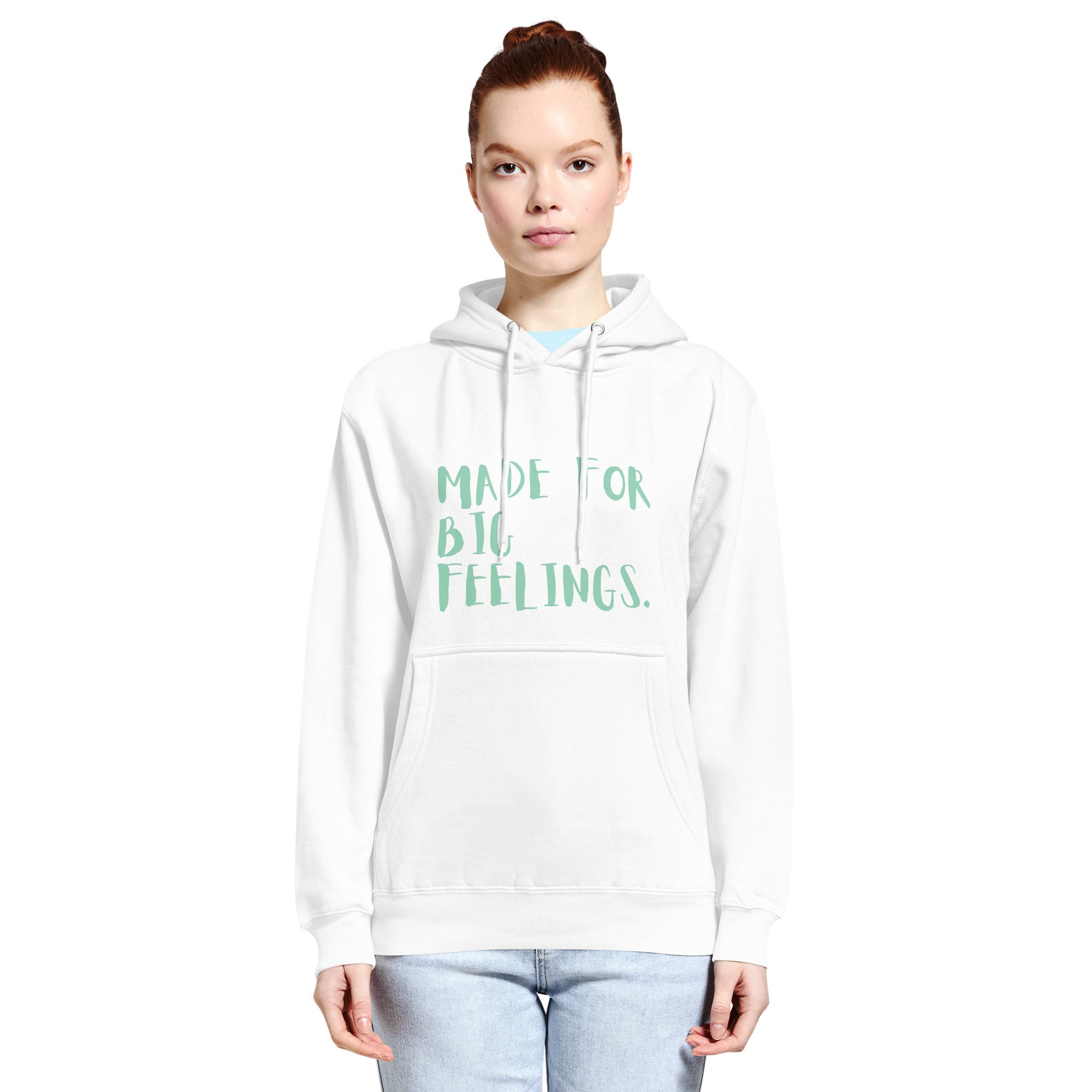 Made for Feelings Unisex premium mid - weight hoodie by GG Happy - GG Happy