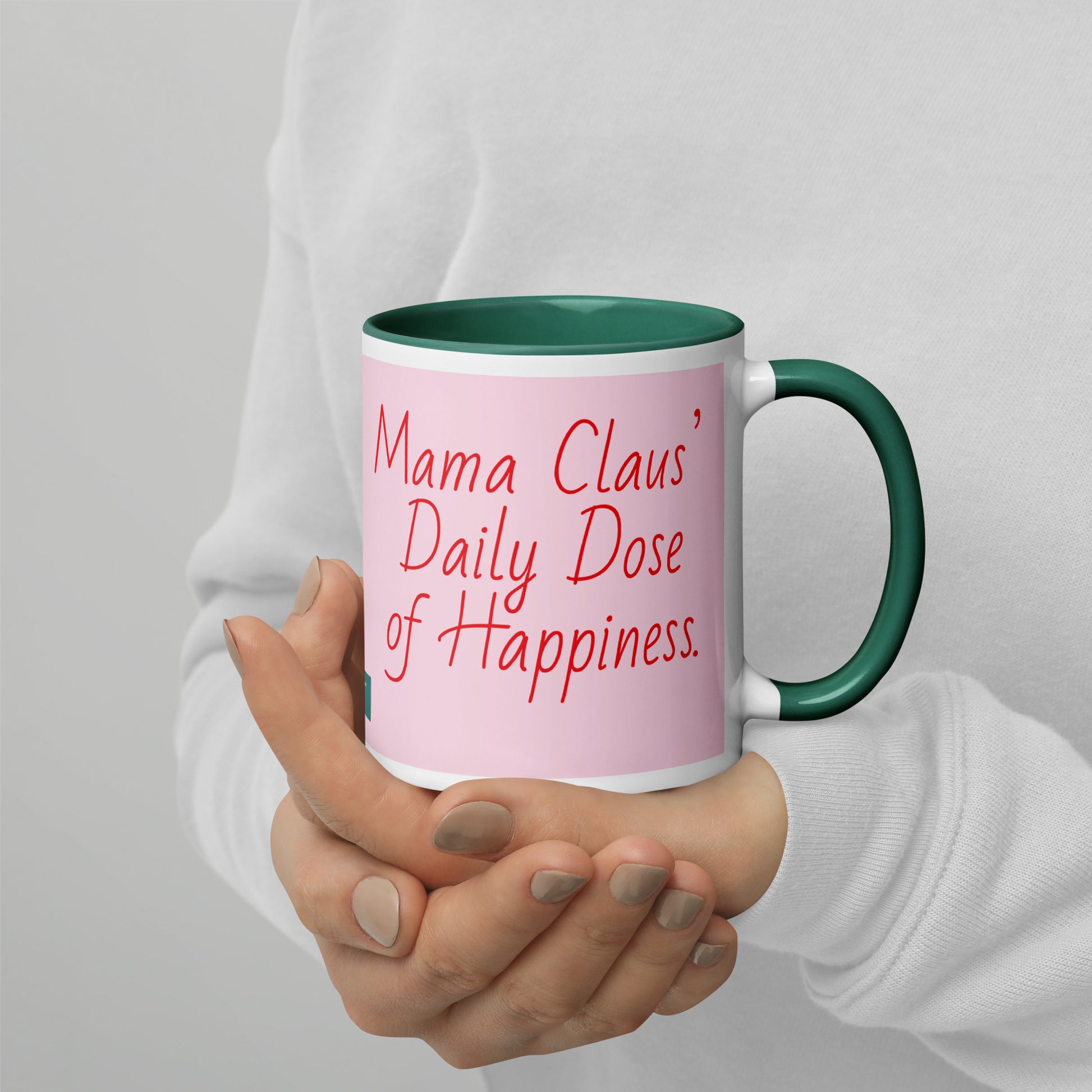 Mama Claus’ Daily Dose of Happiness Mug | GG Happy™ Cozy Hearts Collection - GG Happy