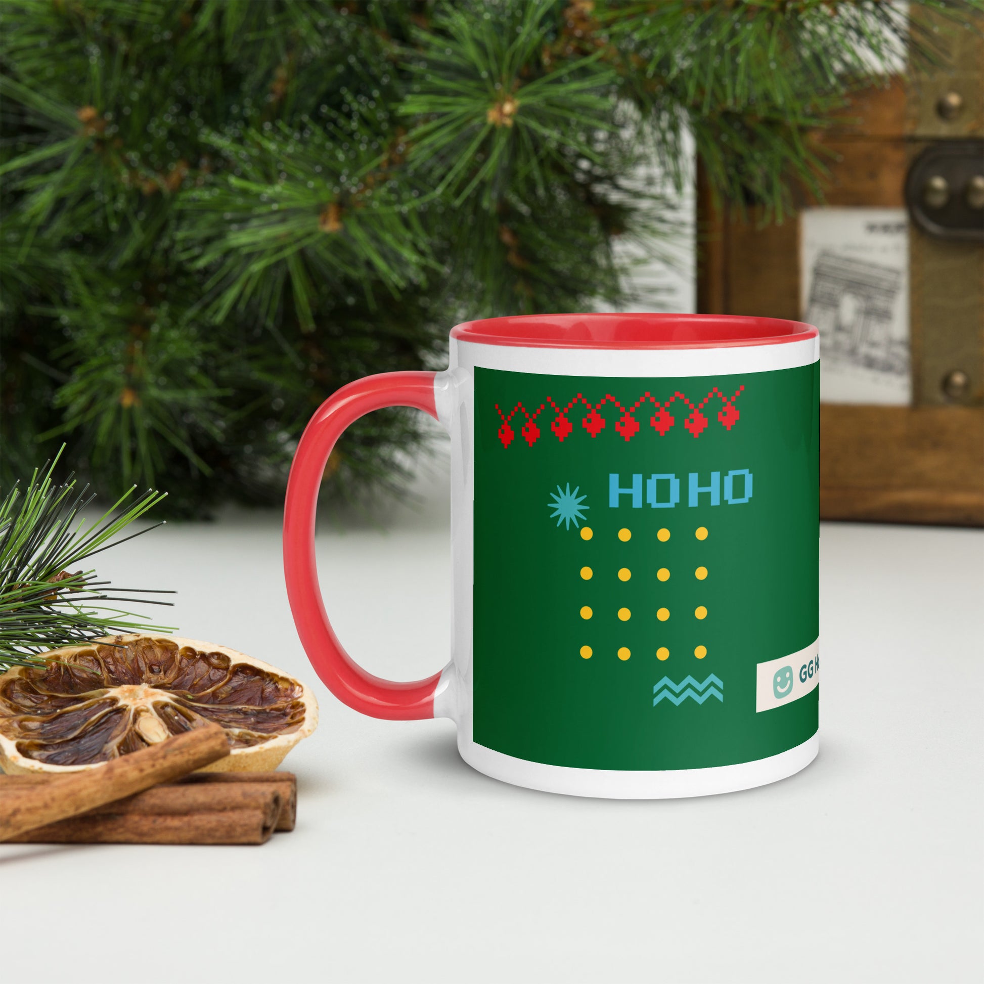 Papa Claus Fuel Mug | GG Happy™ Cozy Hearts Christmas Collection - GG Happy