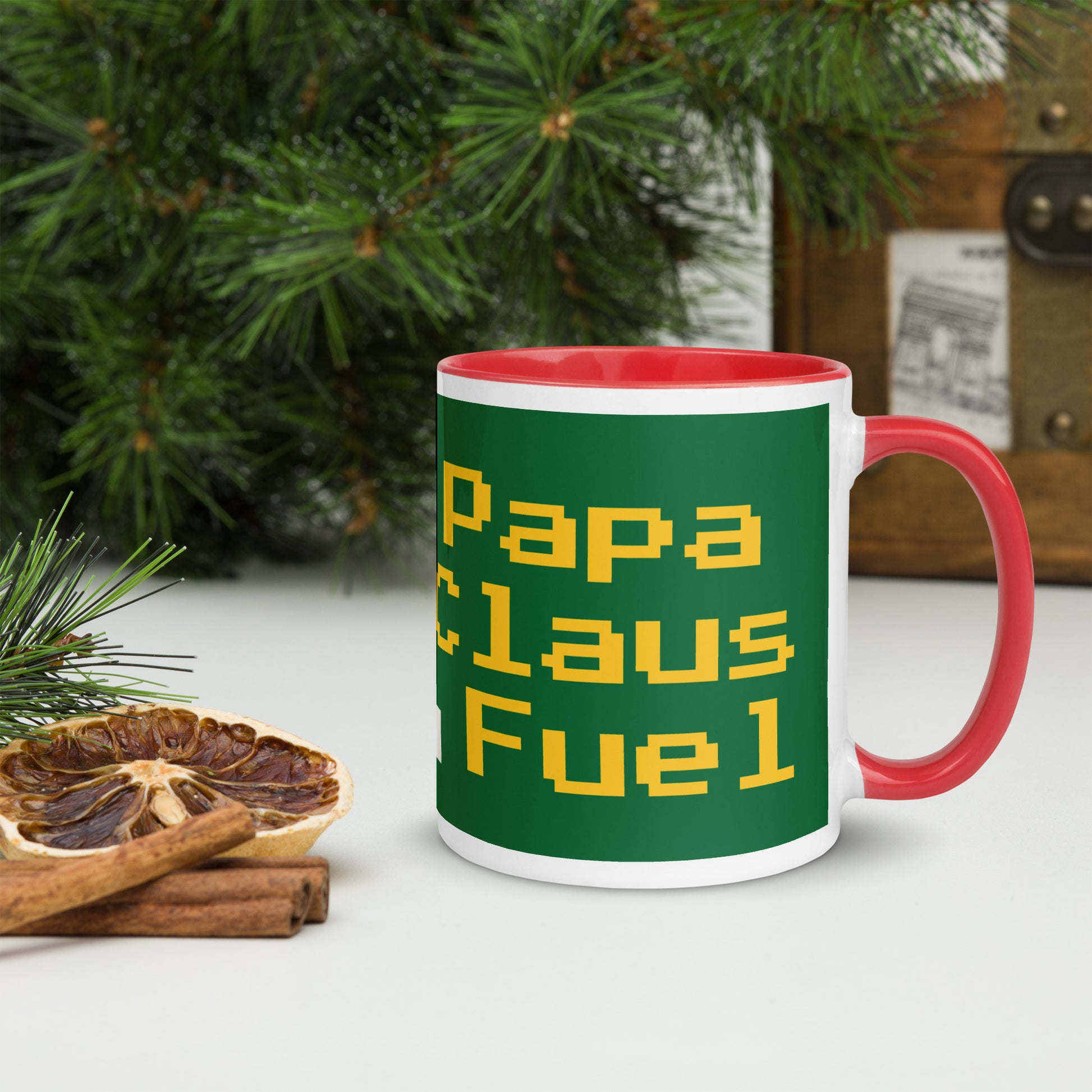 Papa Claus Fuel Mug | GG Happy™ Cozy Hearts Christmas Collection - GG Happy