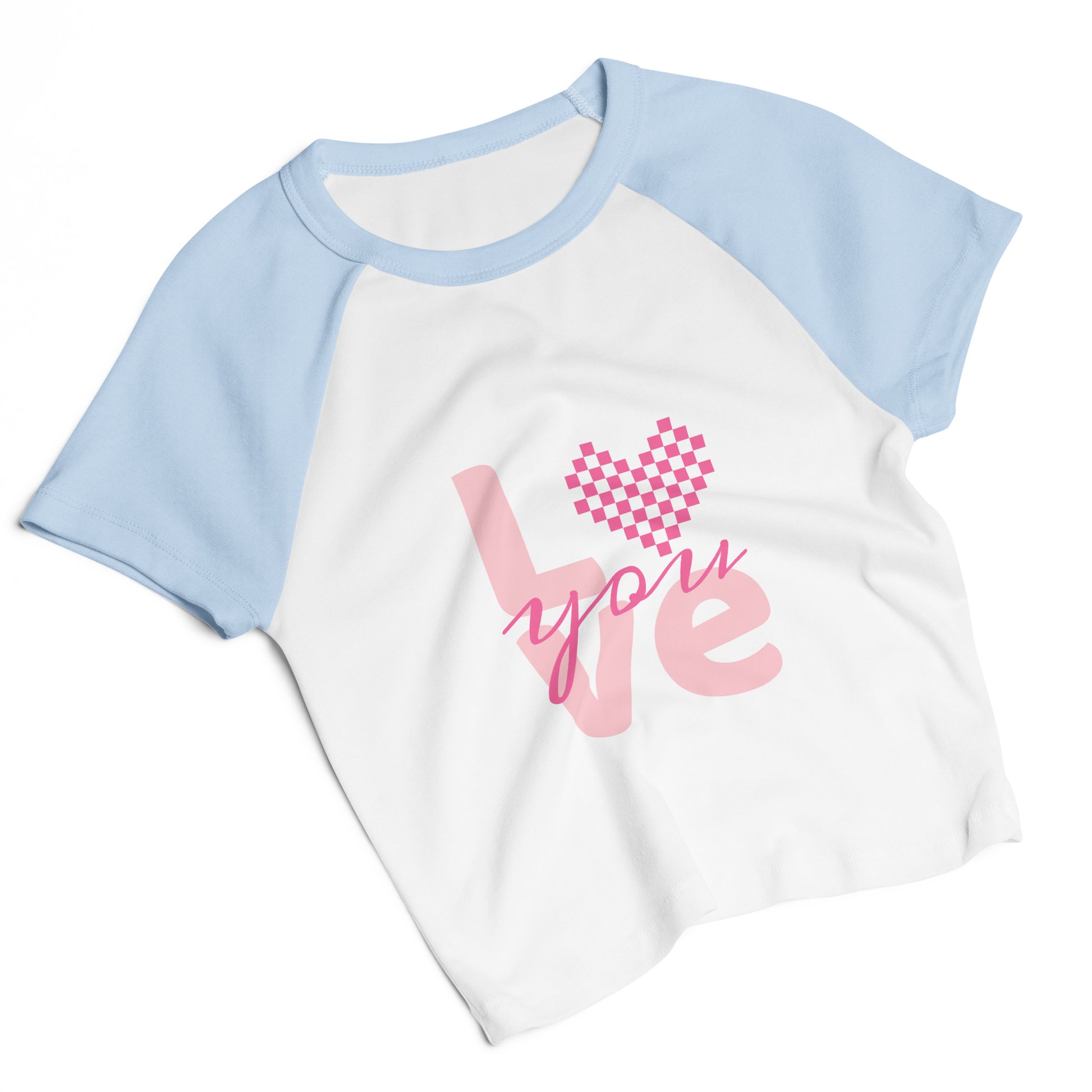 Women’s micro rib raglan baby tee - GG Happy