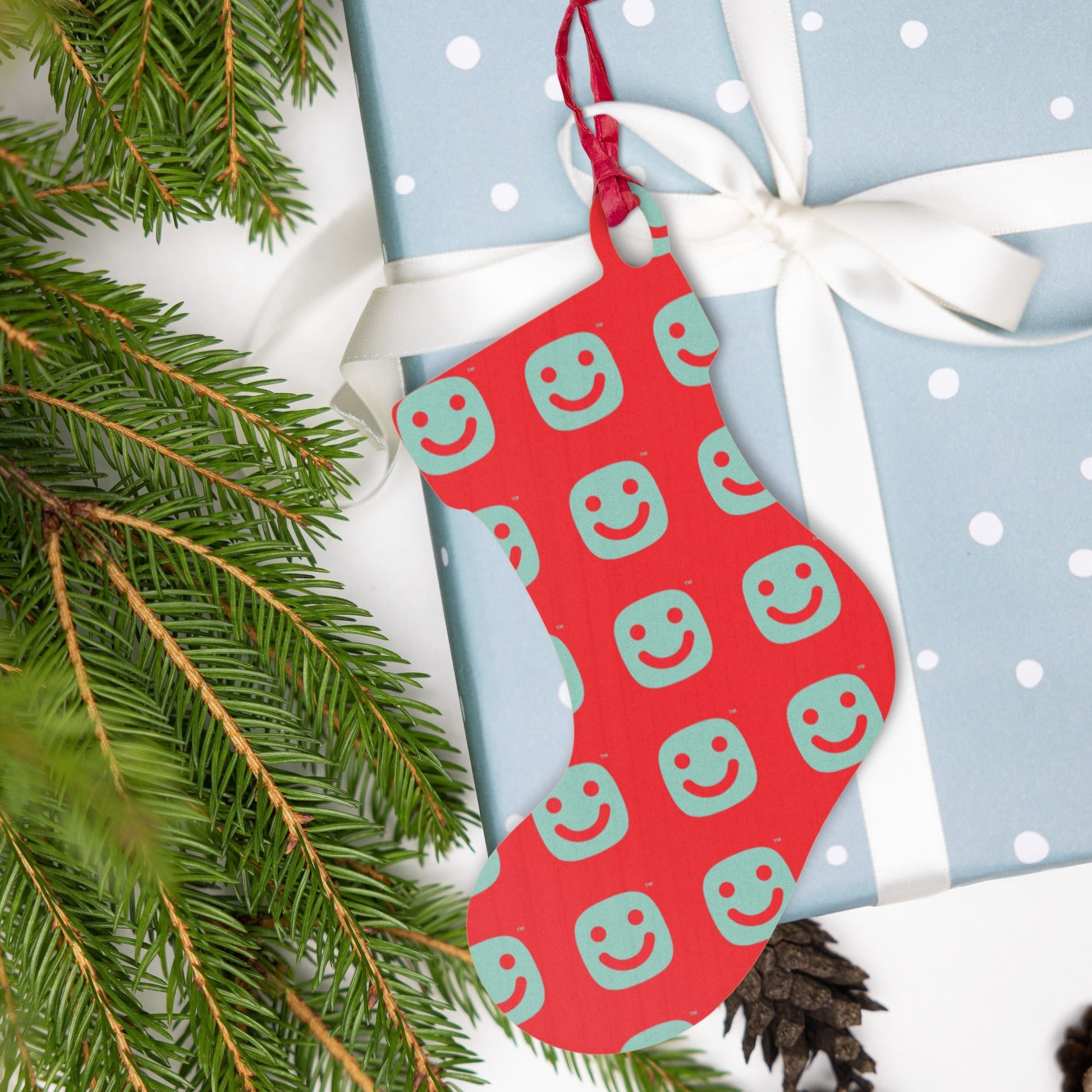 Cozy Wooden Ornaments | GG Happy™ Collection | Double - Sided Hinoki Wood - GG Happy