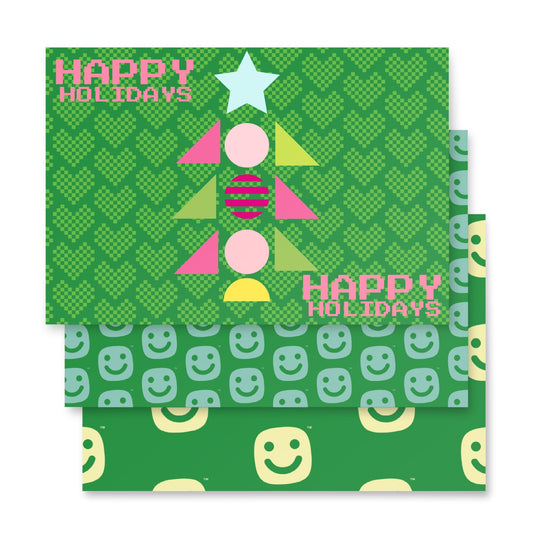 Wrapping paper sheets GG Happy™ Cozy Hearts Christmas Collection - GG Happy