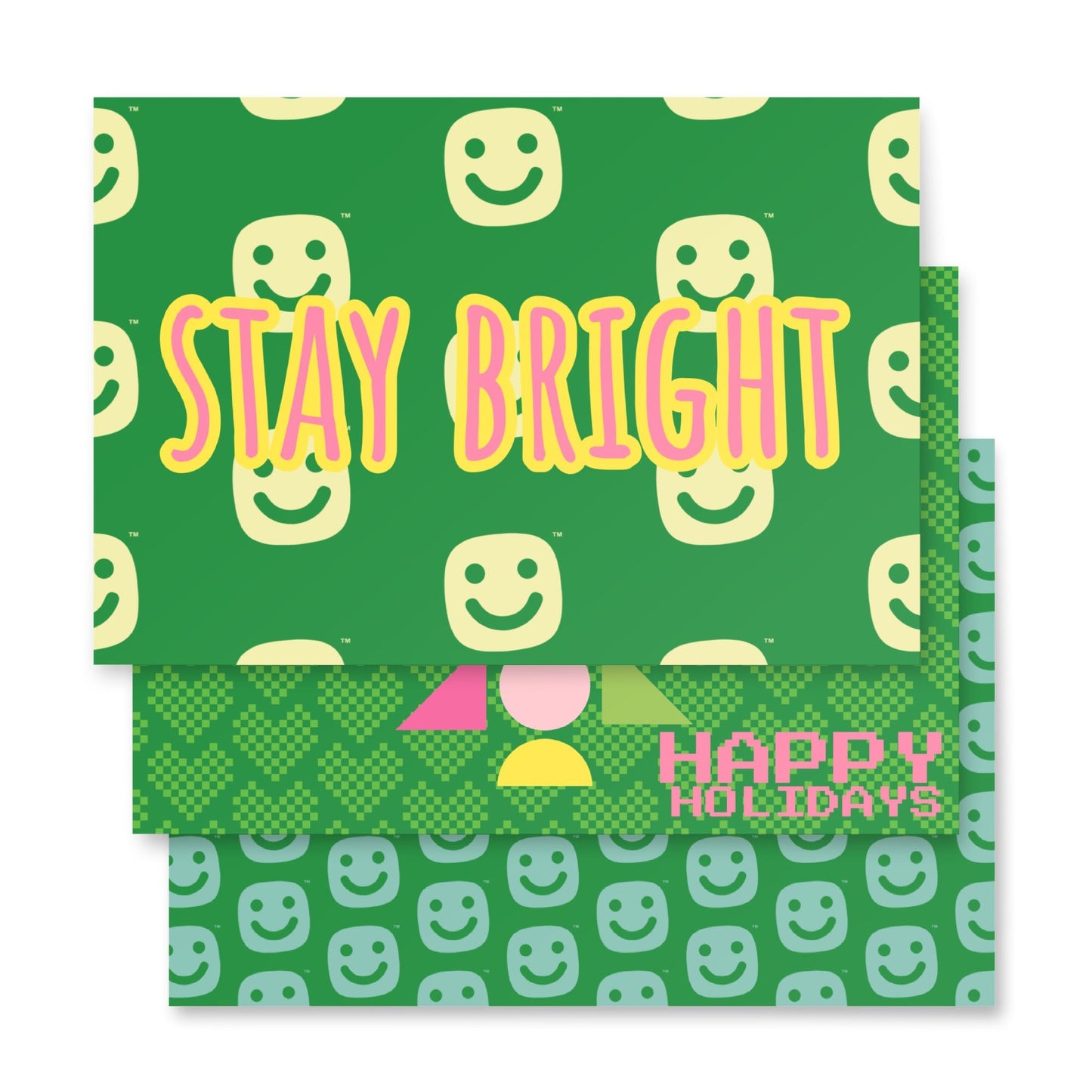 Wrapping paper sheets GG Happy™ Cozy Hearts Christmas Collection - GG Happy