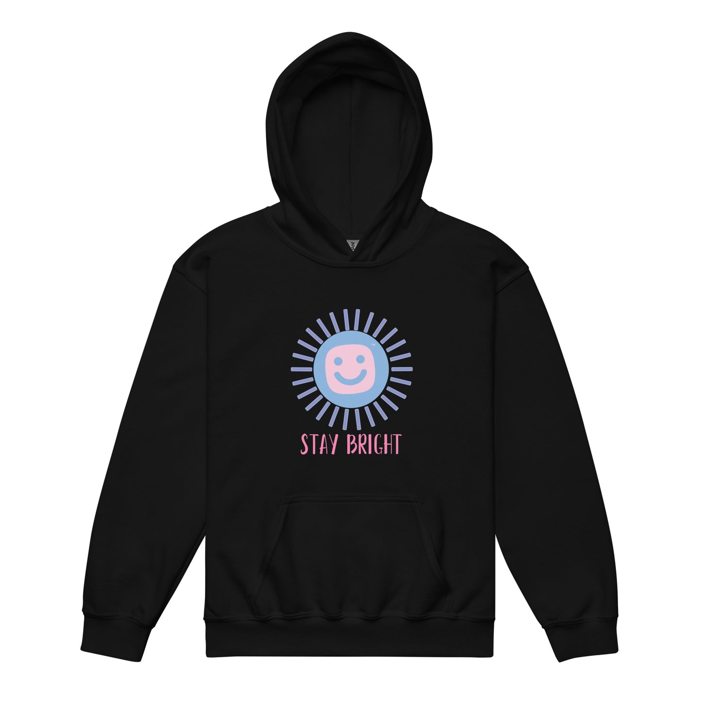 Stay Bright” Youth Hoodie | GG Happy™ Collection | Positive Kids Sweatshirt - GG Happy