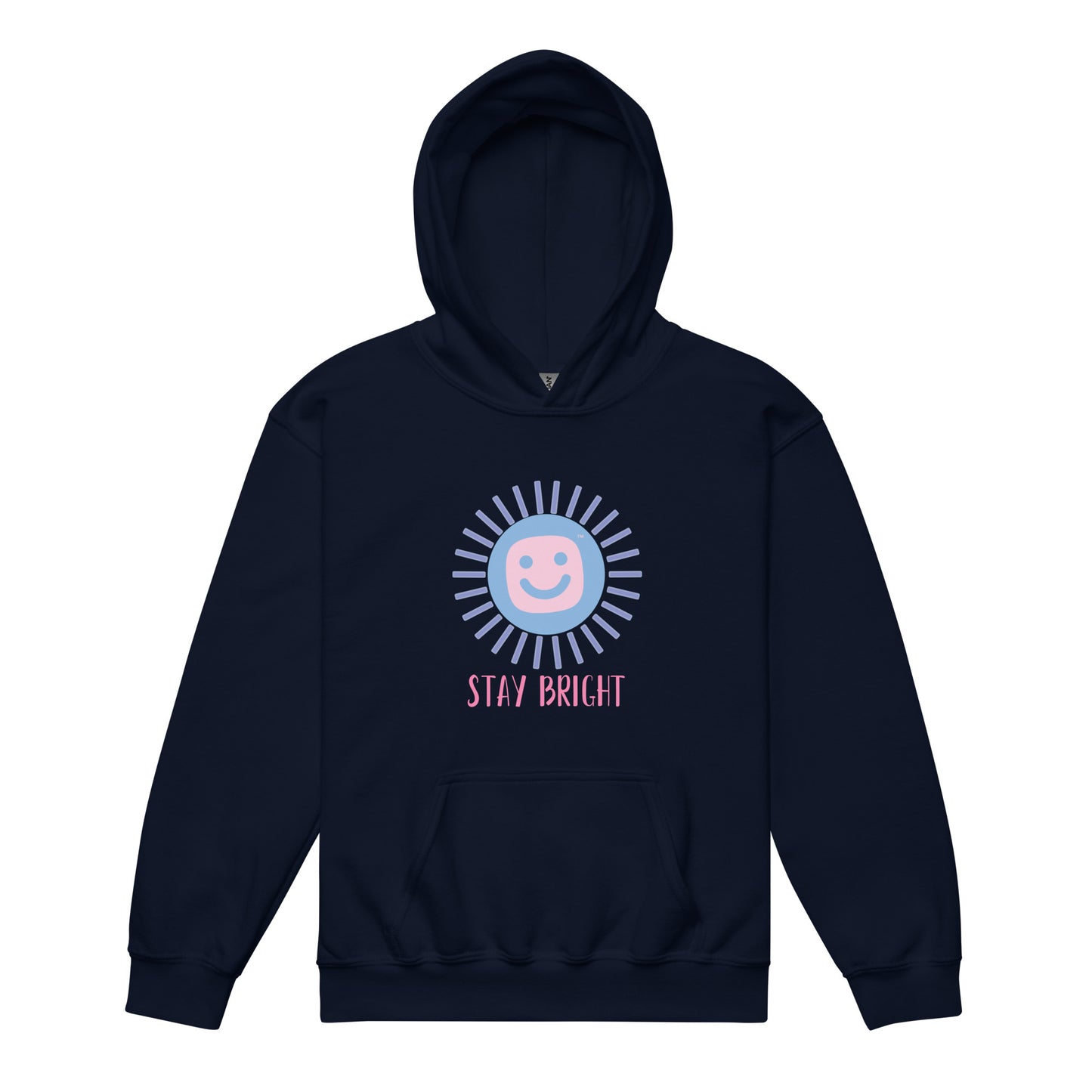 Stay Bright” Youth Hoodie | GG Happy™ Collection | Positive Kids Sweatshirt - GG Happy