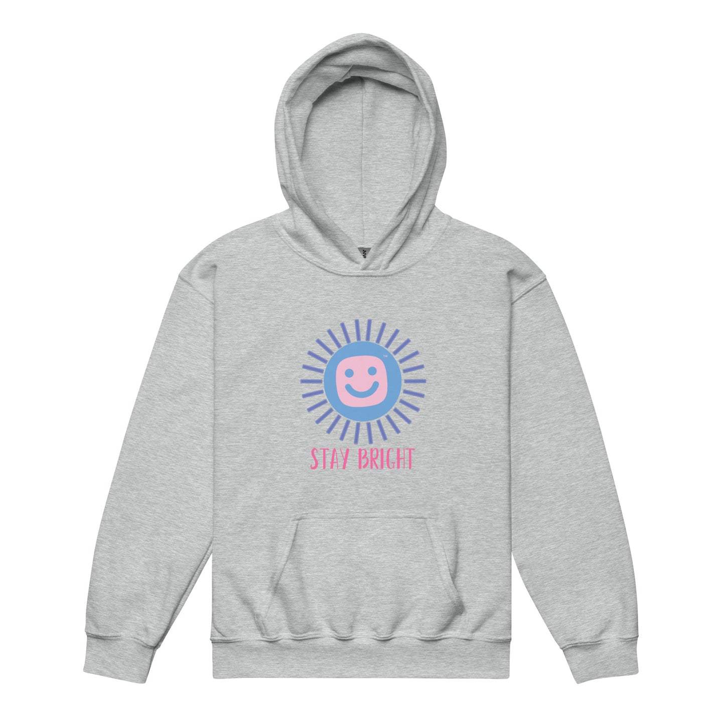 Stay Bright” Youth Hoodie | GG Happy™ Collection | Positive Kids Sweatshirt - GG Happy